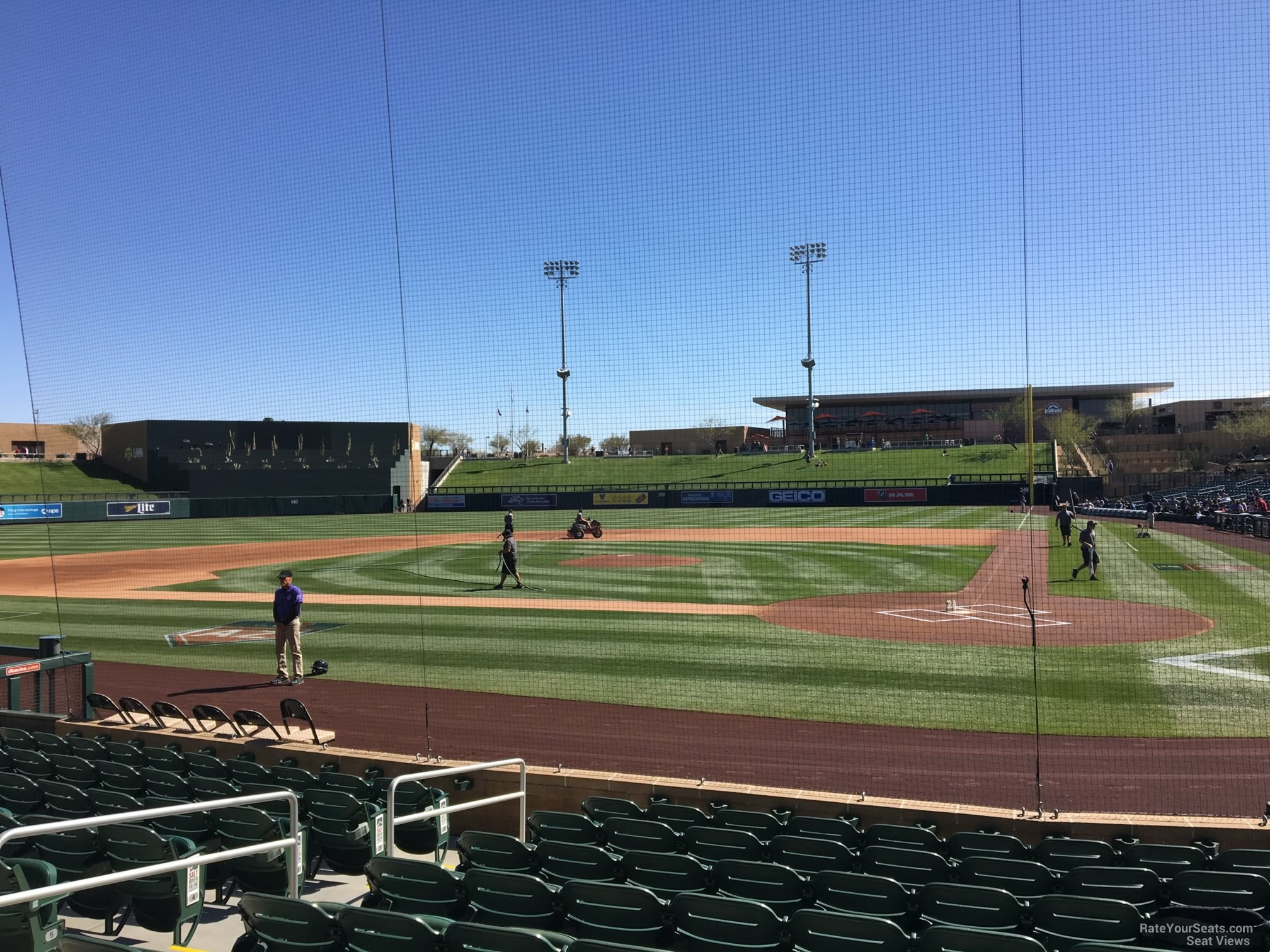 section 114, row 10 seat view  - salt river field at talking stick