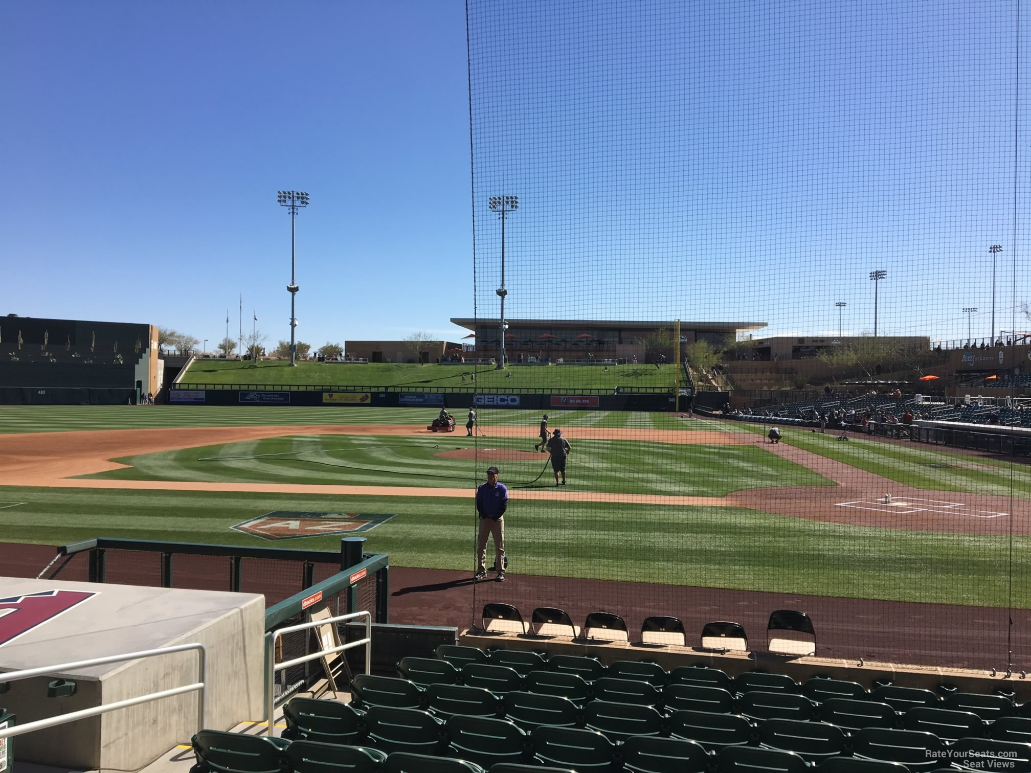 section 115, row 10 seat view  - salt river field at talking stick