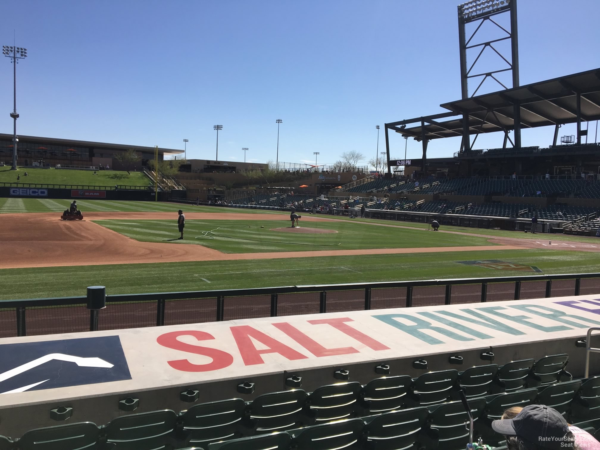 section 118, row 10 seat view  - salt river field at talking stick