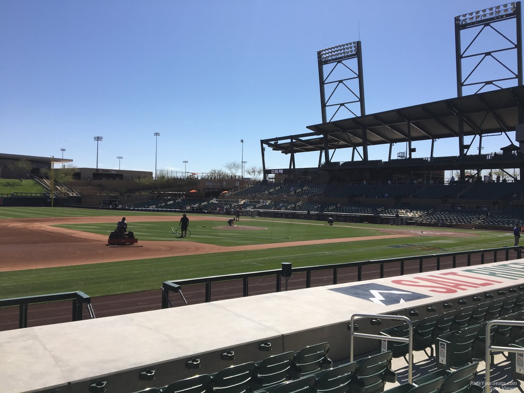 section 119, row 10 seat view  - salt river field at talking stick