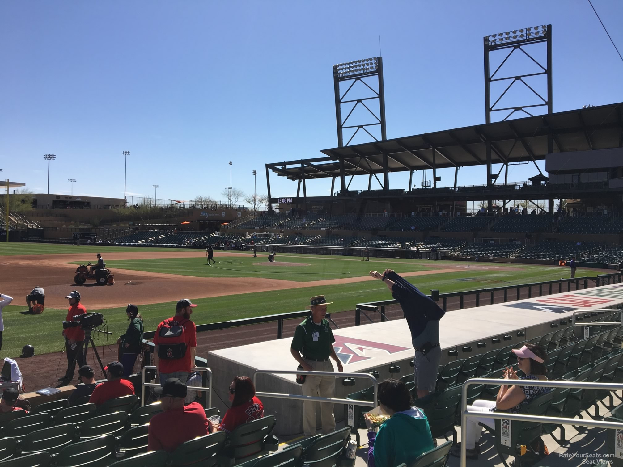 section 120, row 10 seat view  - salt river field at talking stick