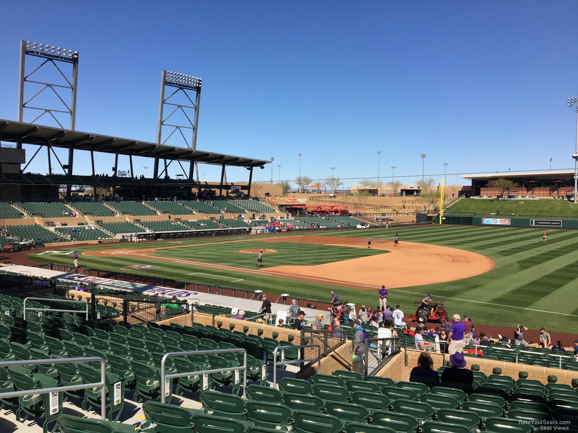 section 203, row 14 seat view  - salt river field at talking stick