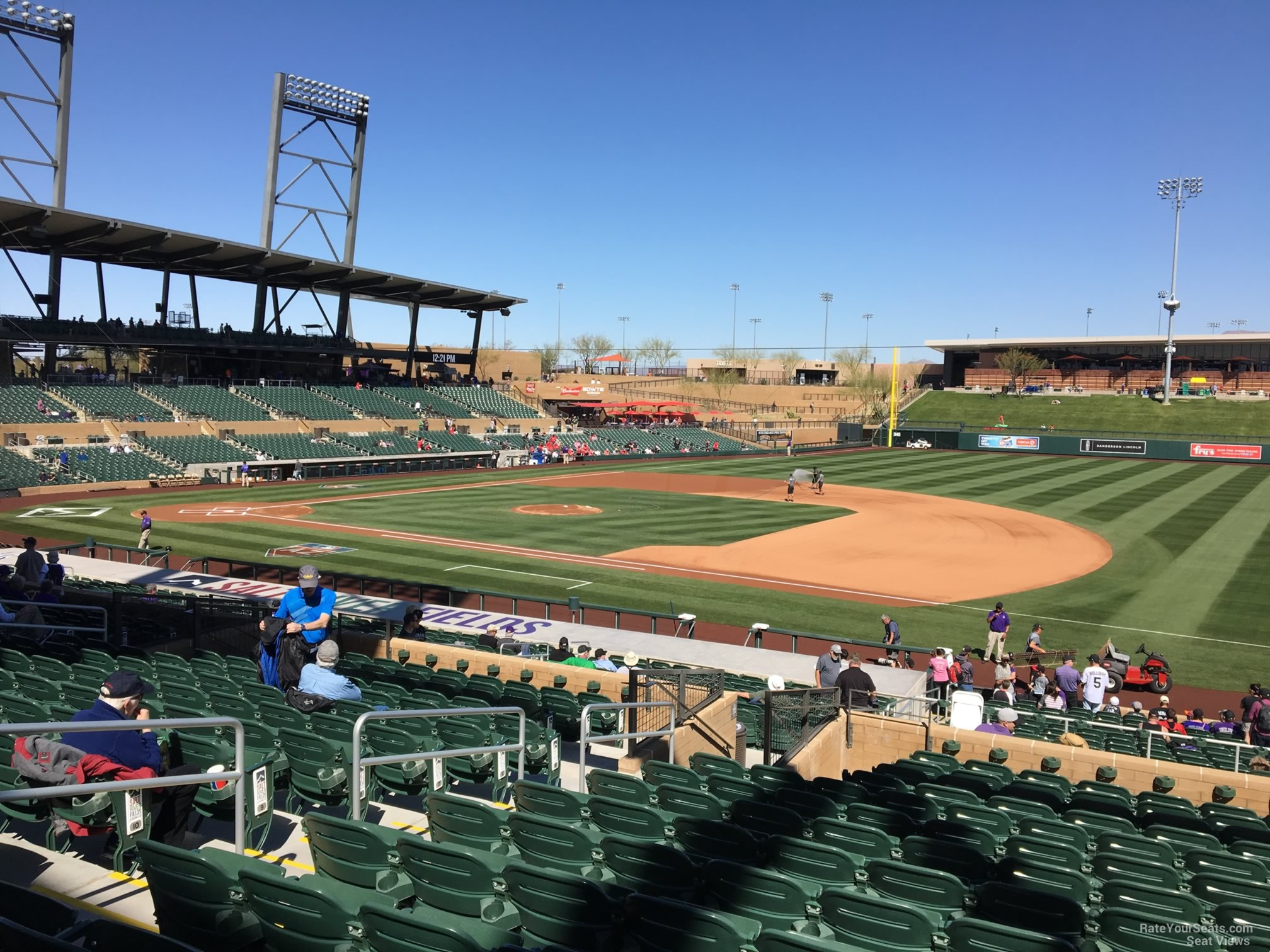 section 204, row 14 seat view  - salt river field at talking stick