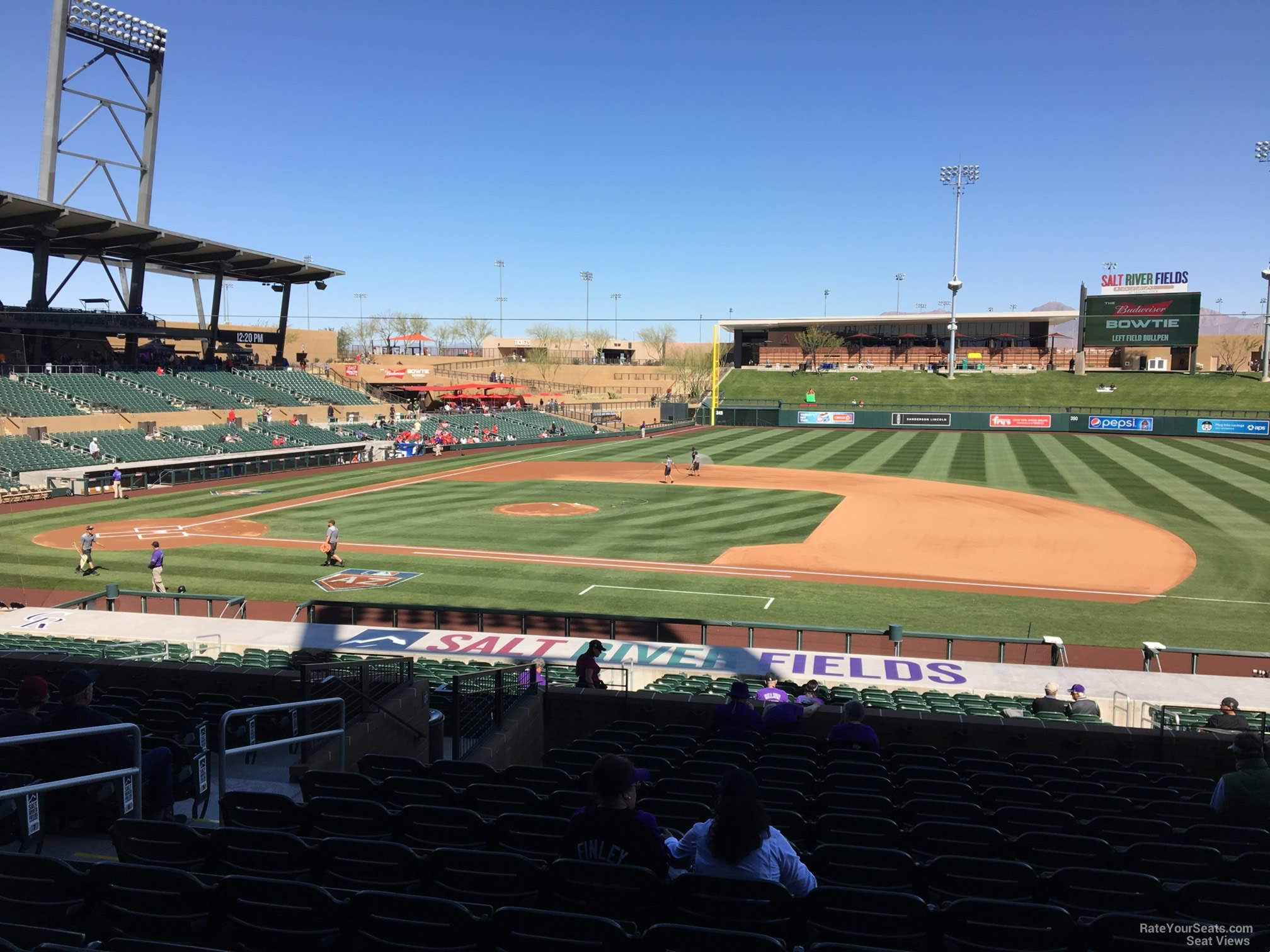 section 206, row 14 seat view  - salt river field at talking stick