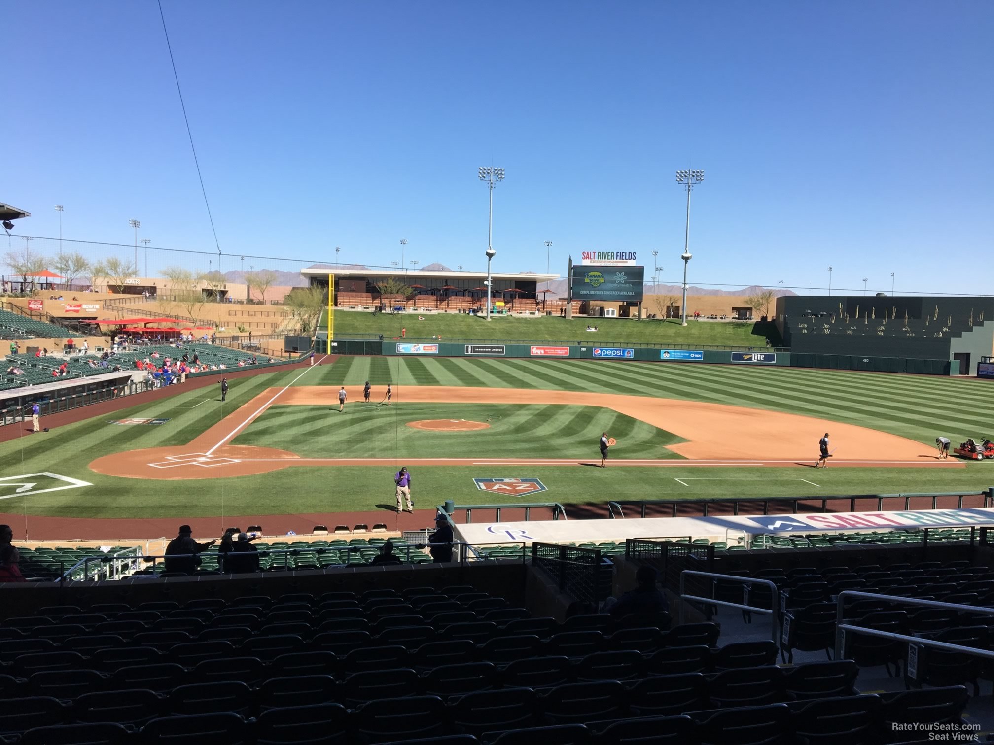 section 209, row 14 seat view  - salt river field at talking stick