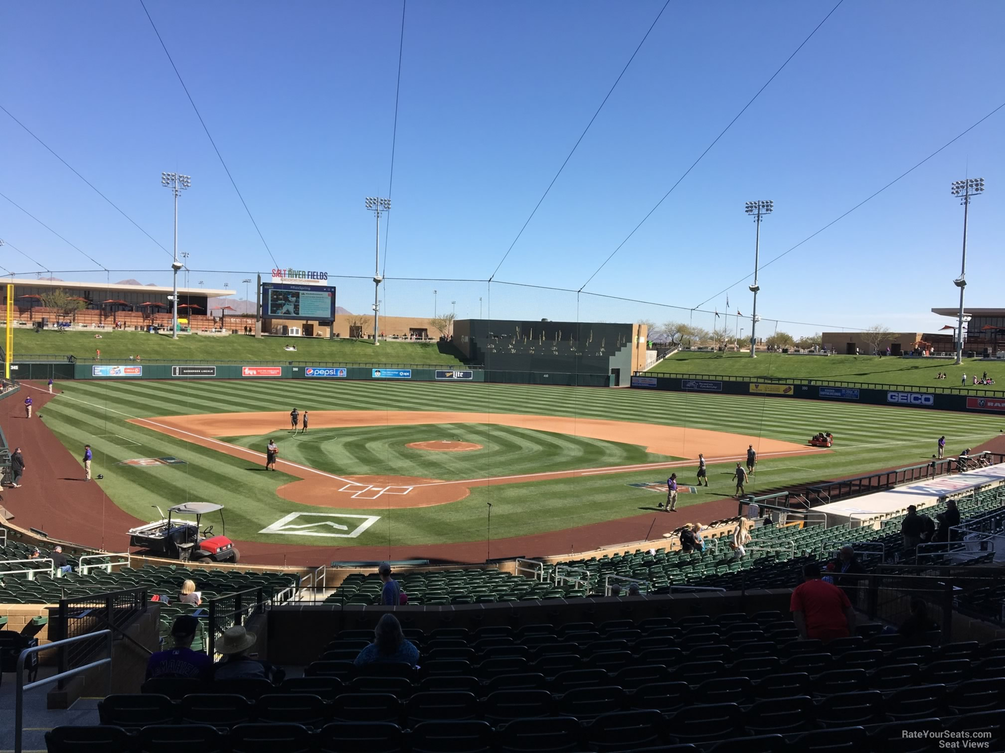 section 211, row 14 seat view  - salt river field at talking stick