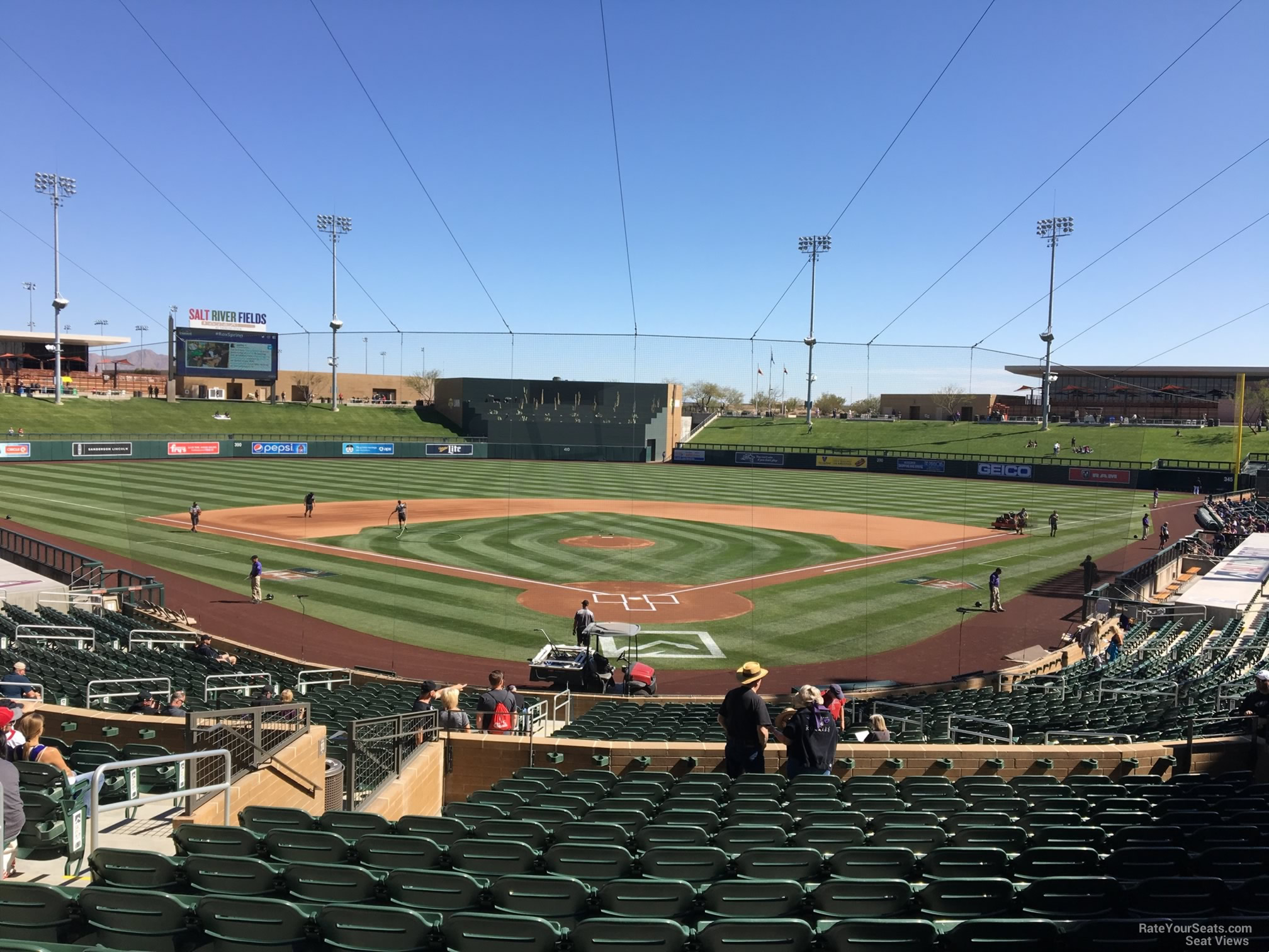 section 212, row 14 seat view  - salt river field at talking stick