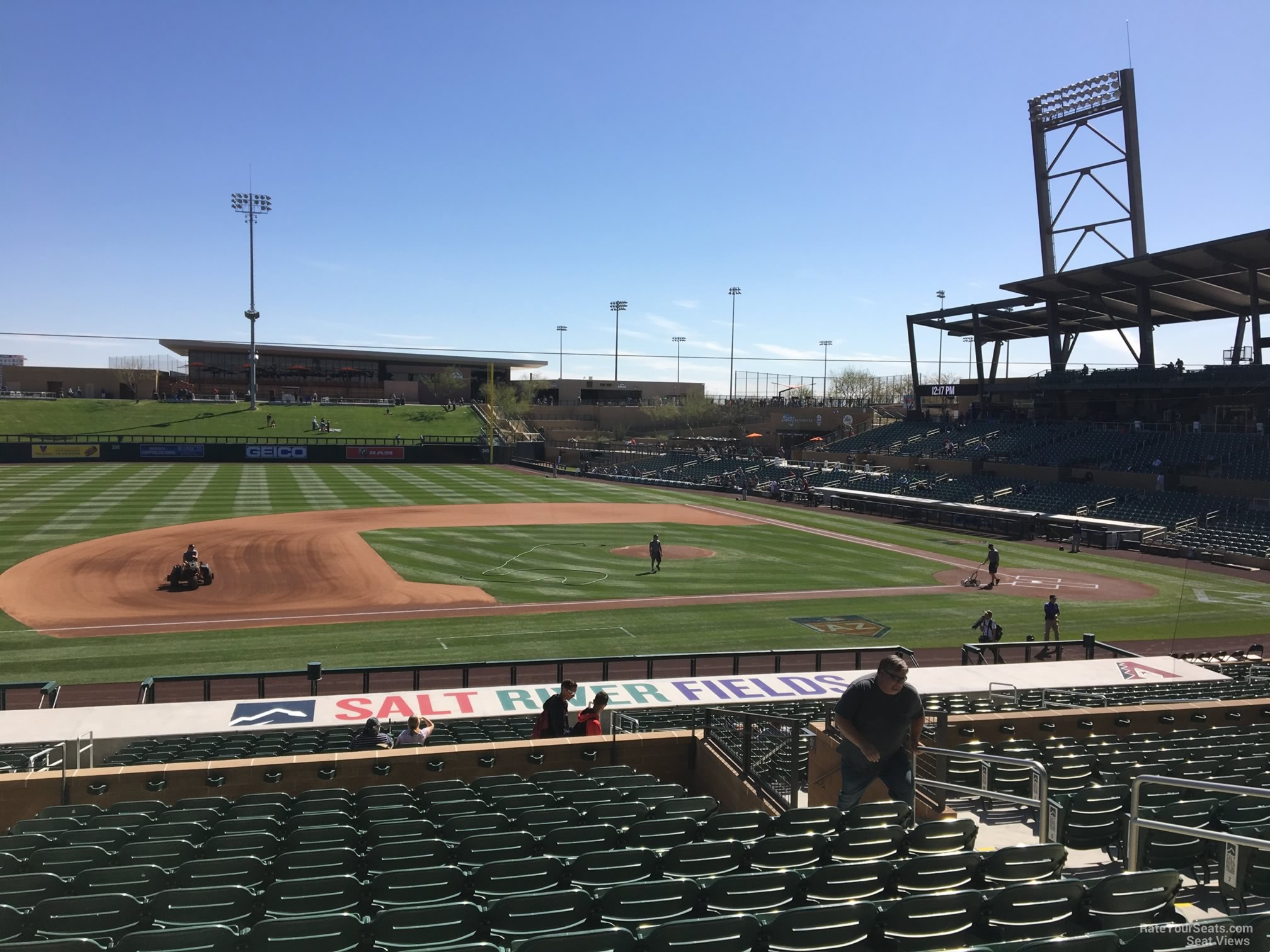 section 218, row 14 seat view  - salt river field at talking stick