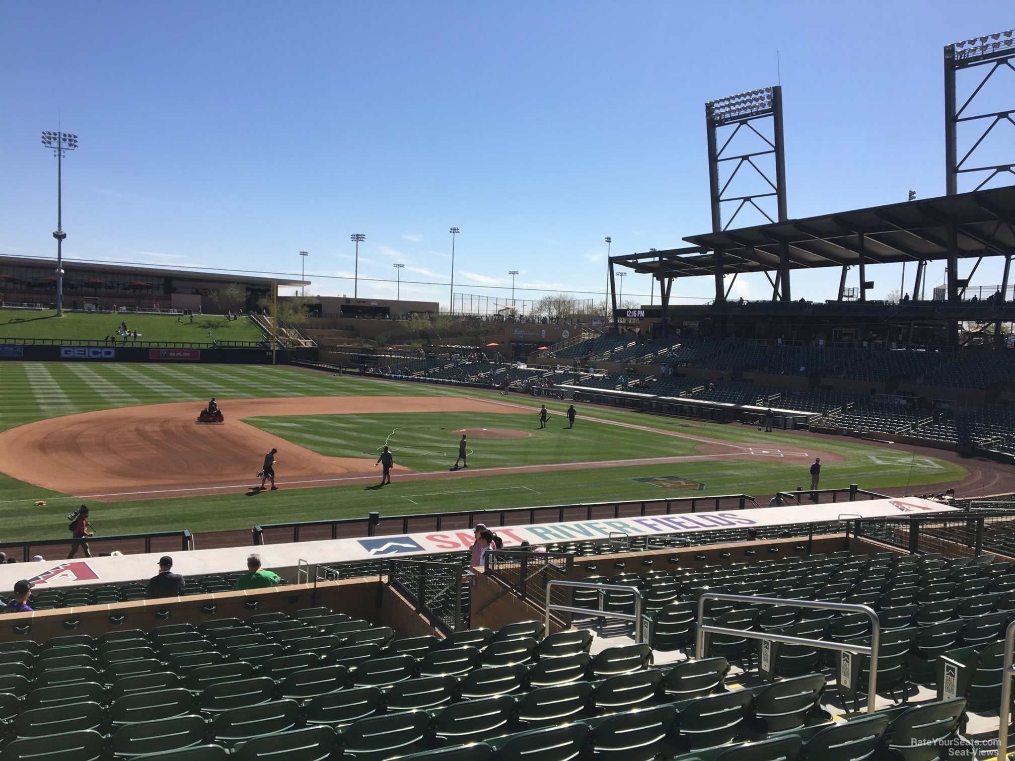 section 219, row 14 seat view  - salt river field at talking stick
