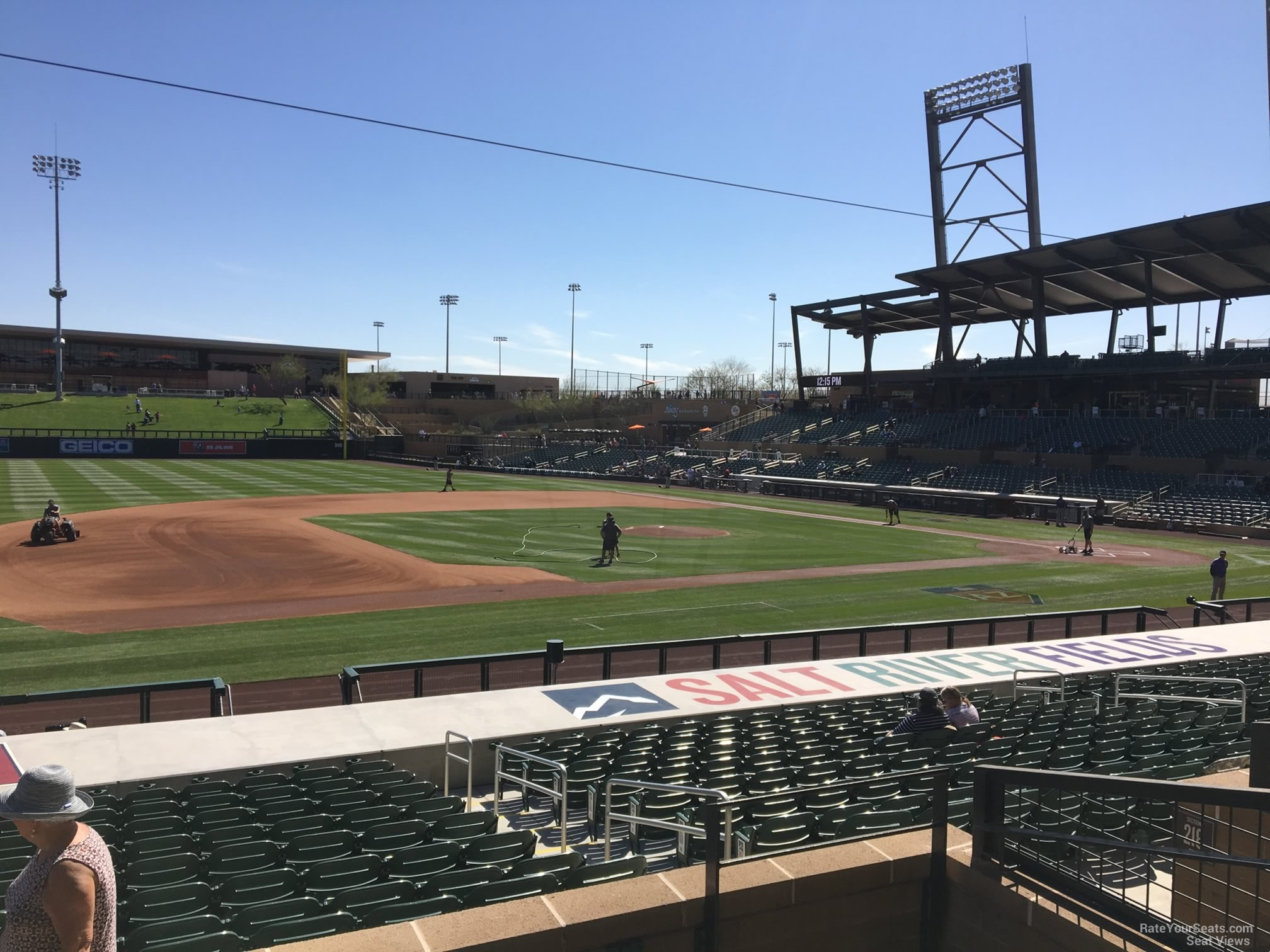 section 219, row 4 seat view  - salt river field at talking stick