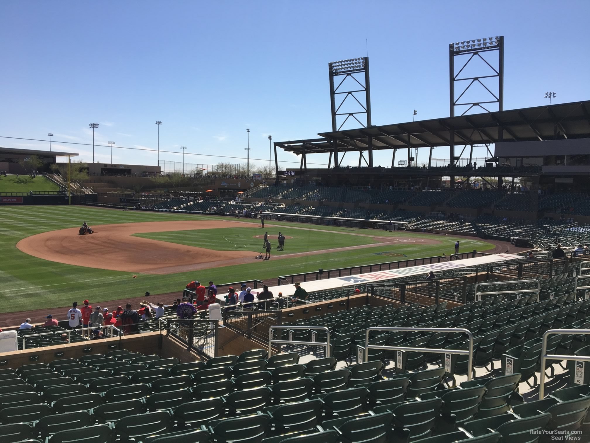 section 221, row 14 seat view  - salt river field at talking stick