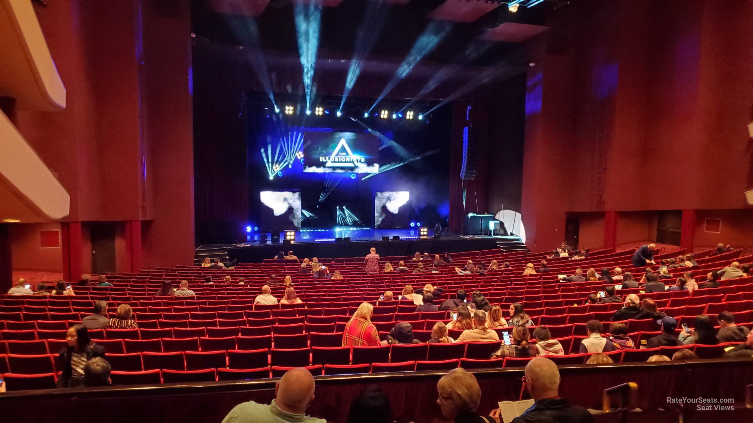 view from Dress Circle 