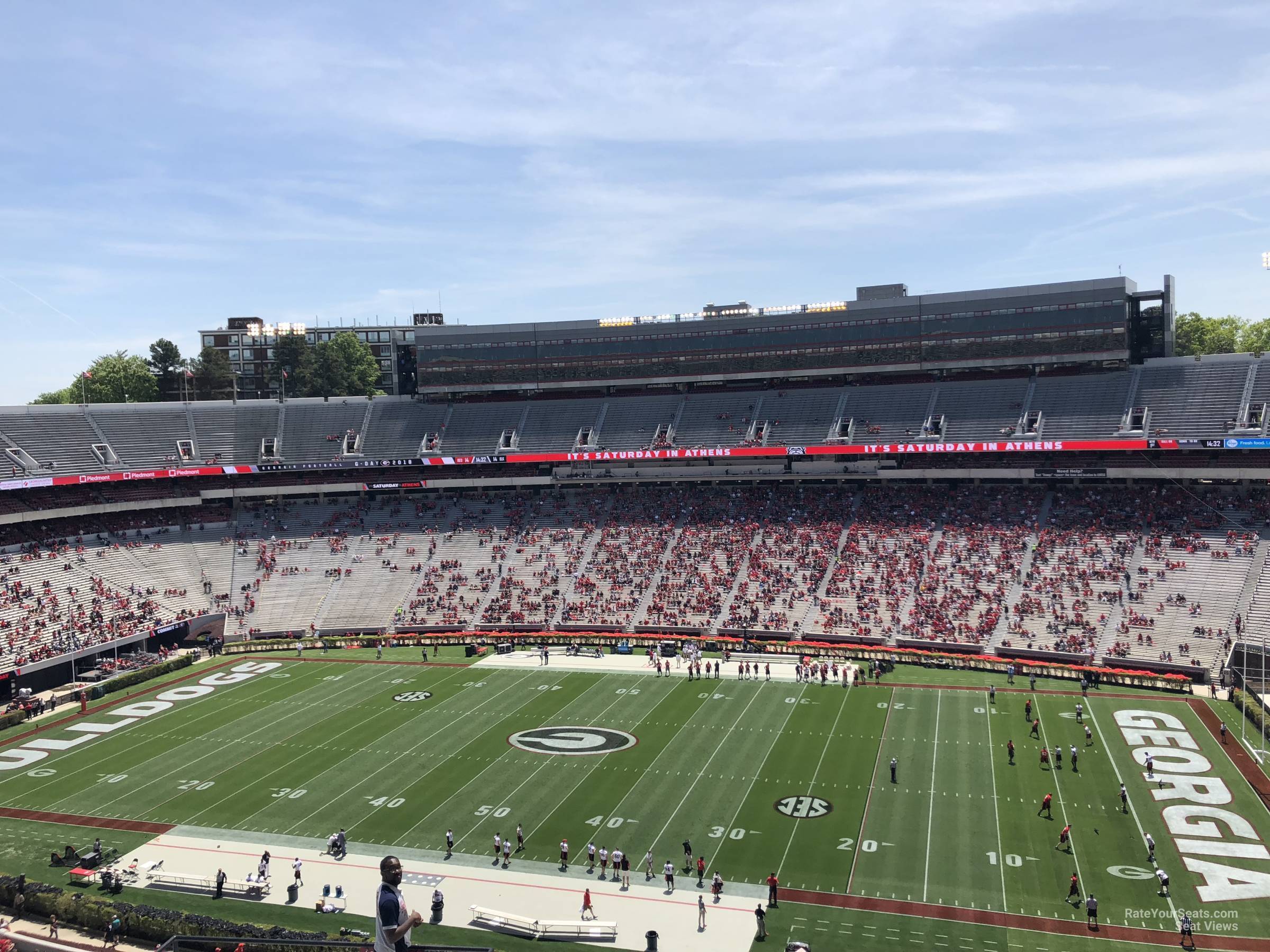 section 304, row 15 seat view  - sanford stadium