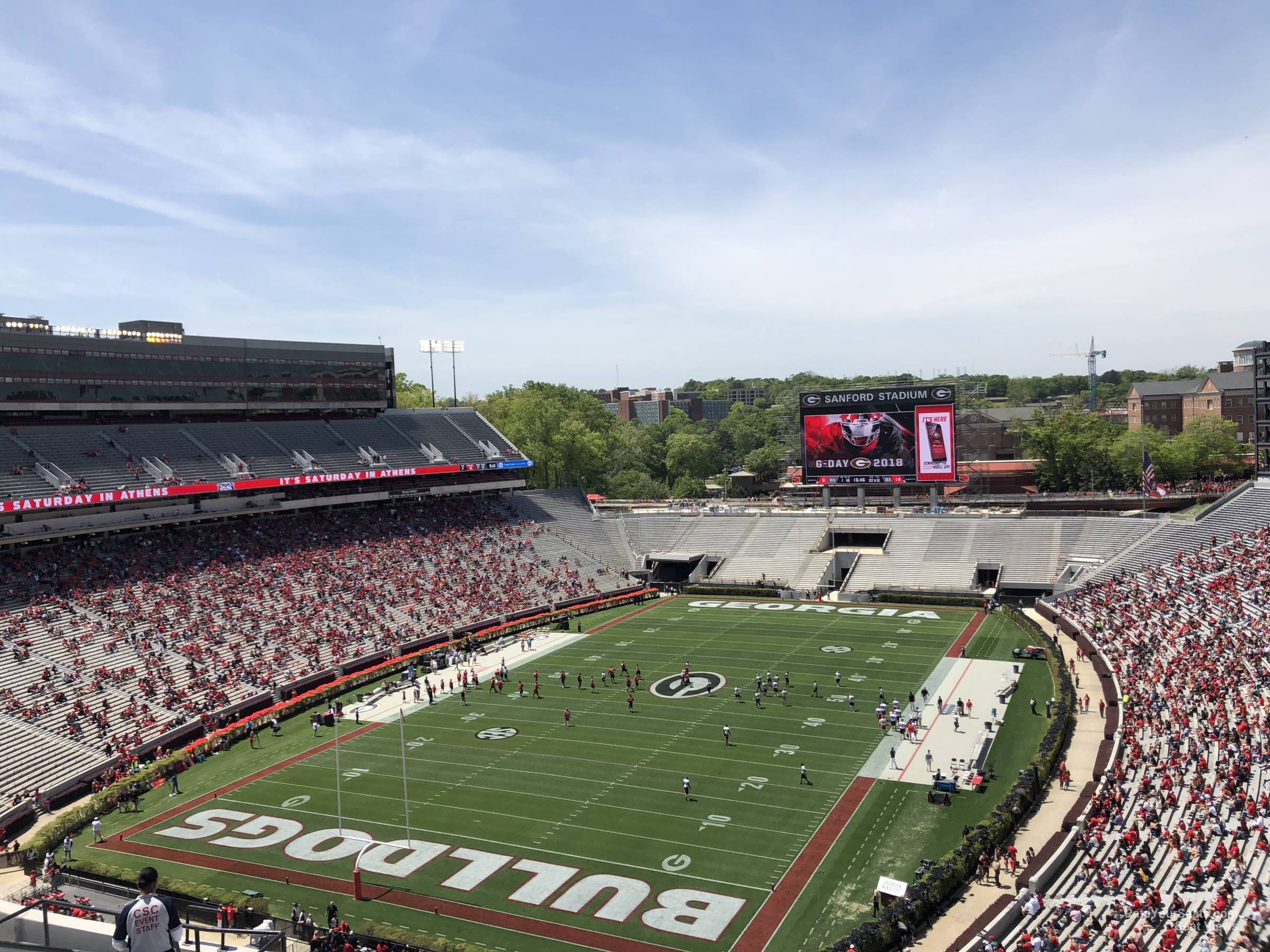 Section 316 At Sanford Stadium Rateyourseats Com