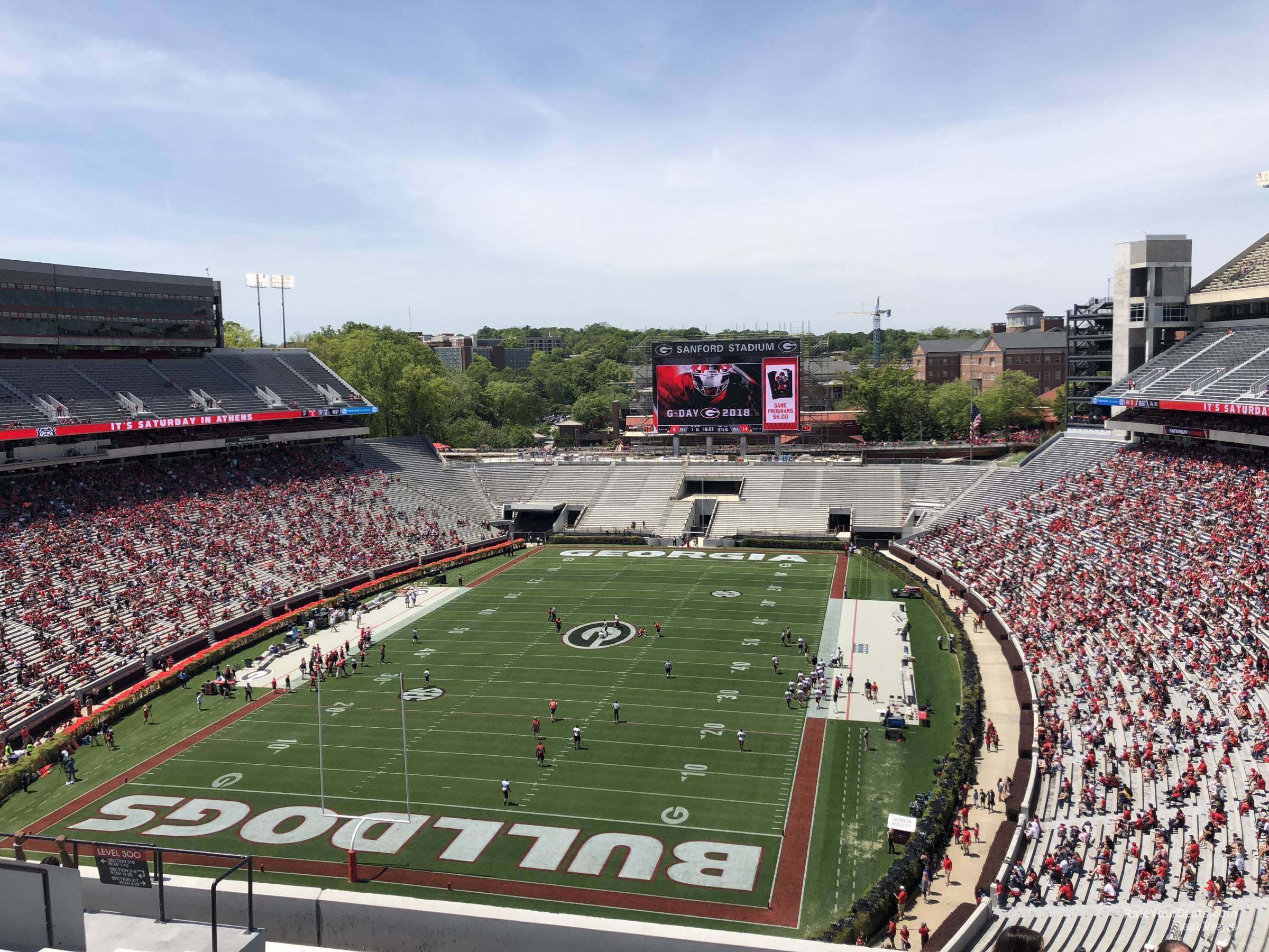 Section 317 At Sanford Stadium Rateyourseats Com