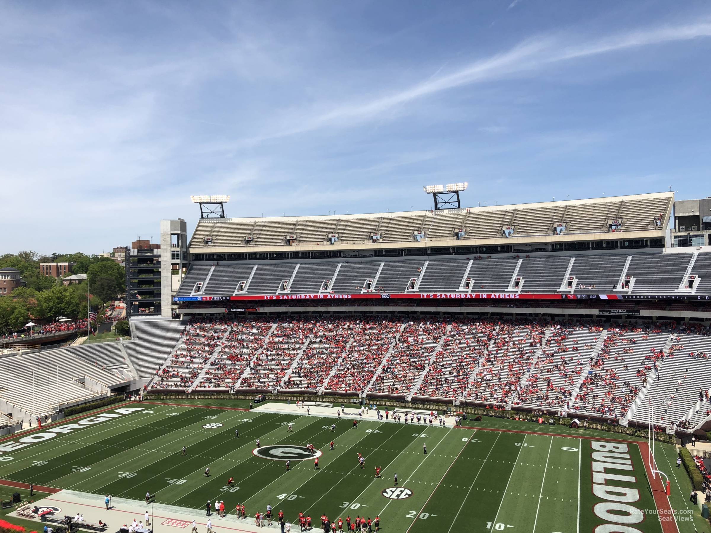 section 328, row 15 seat view  - sanford stadium