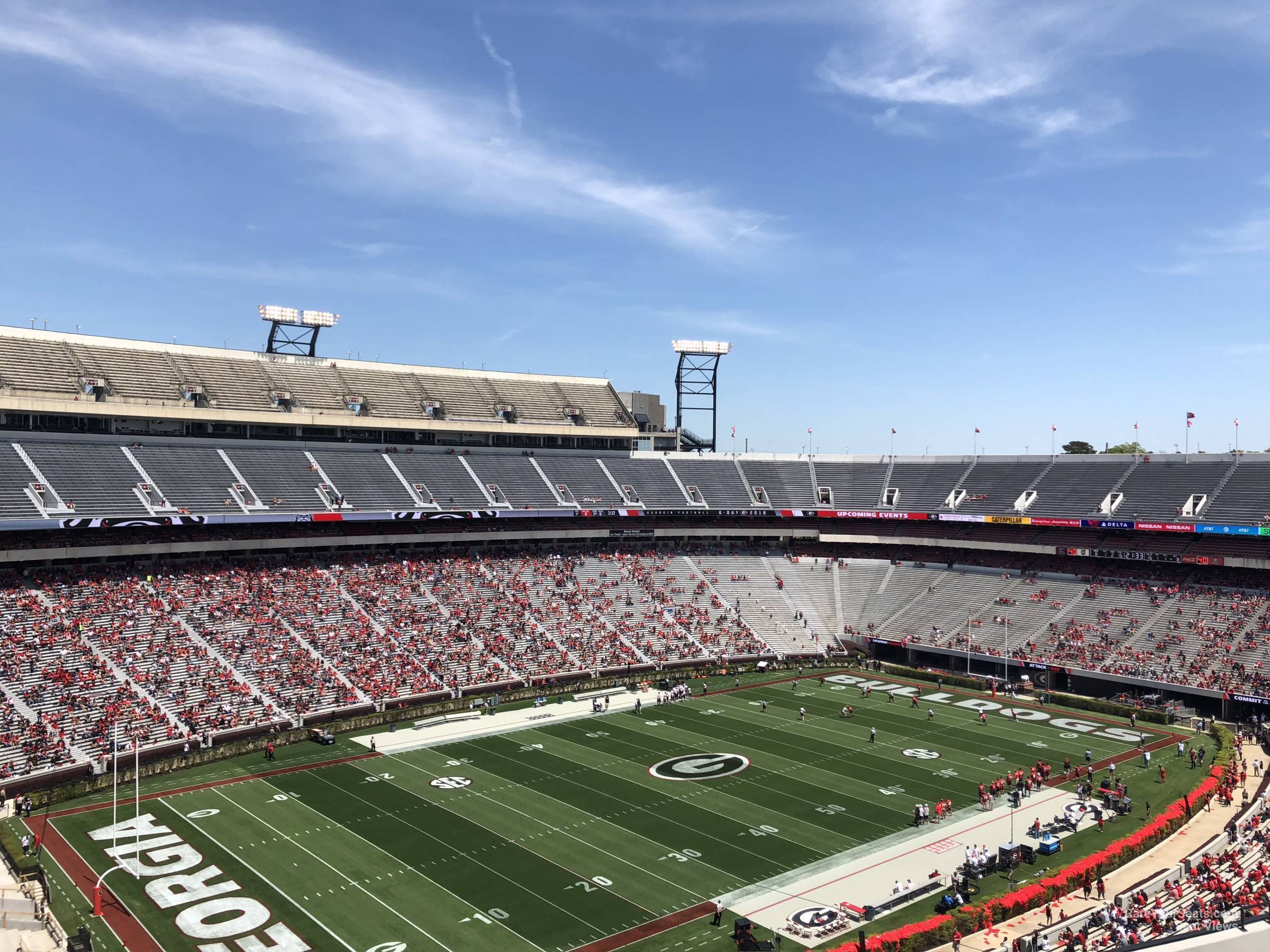 section 337, row 15 seat view  - sanford stadium