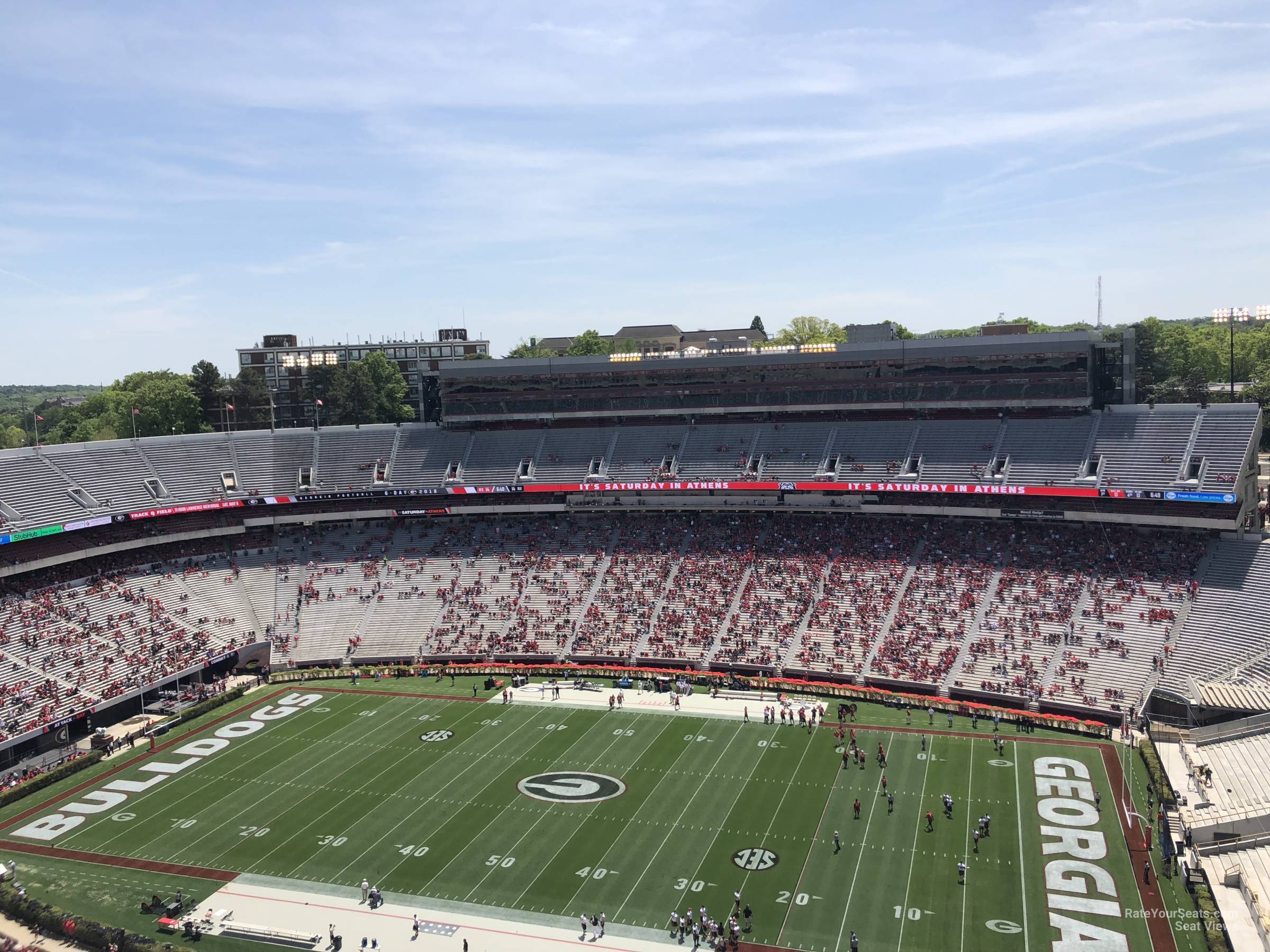 section 604, row 10 seat view  - sanford stadium