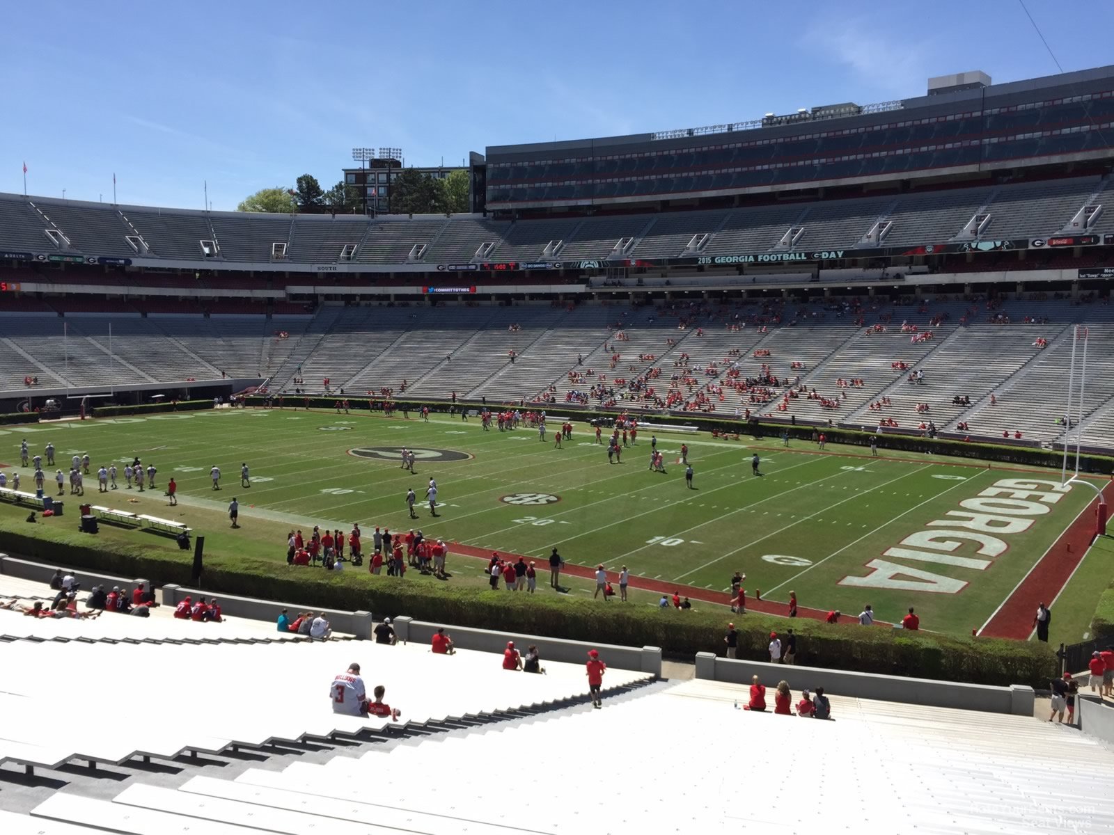 Section 102 at Sanford Stadium