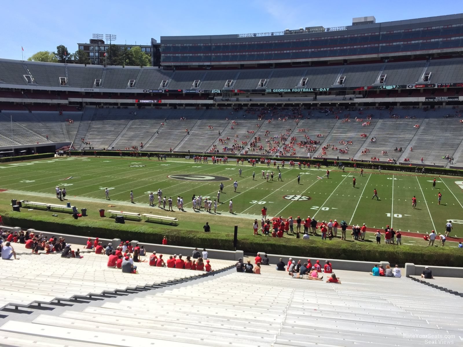 Sanford Stadium Visitors Seating Chart