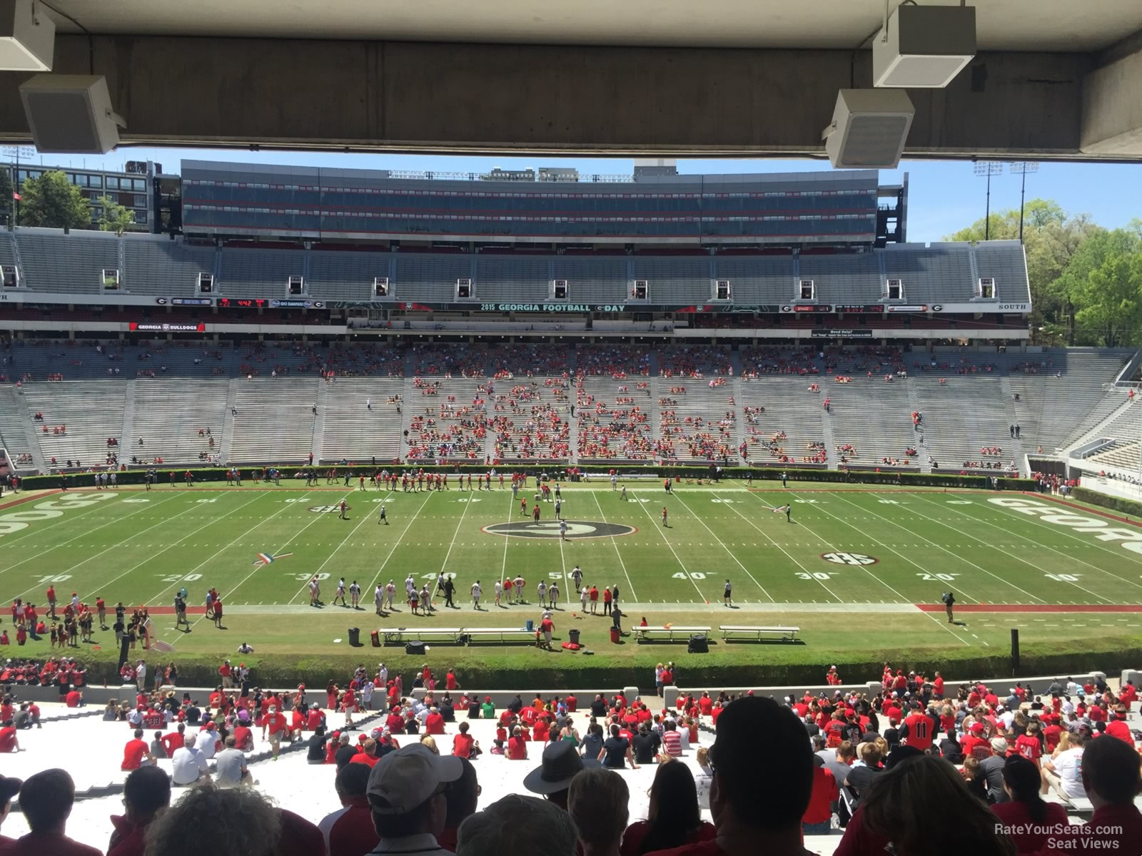 Sanford Stadium Interactive Seating Chart