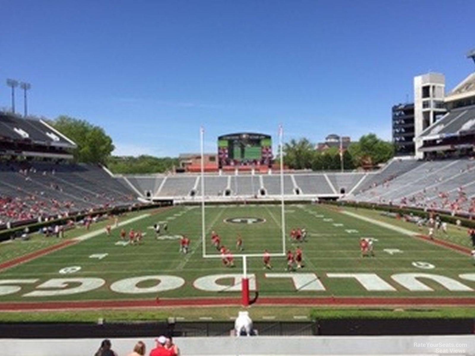 section 119, row 30 seat view  - sanford stadium