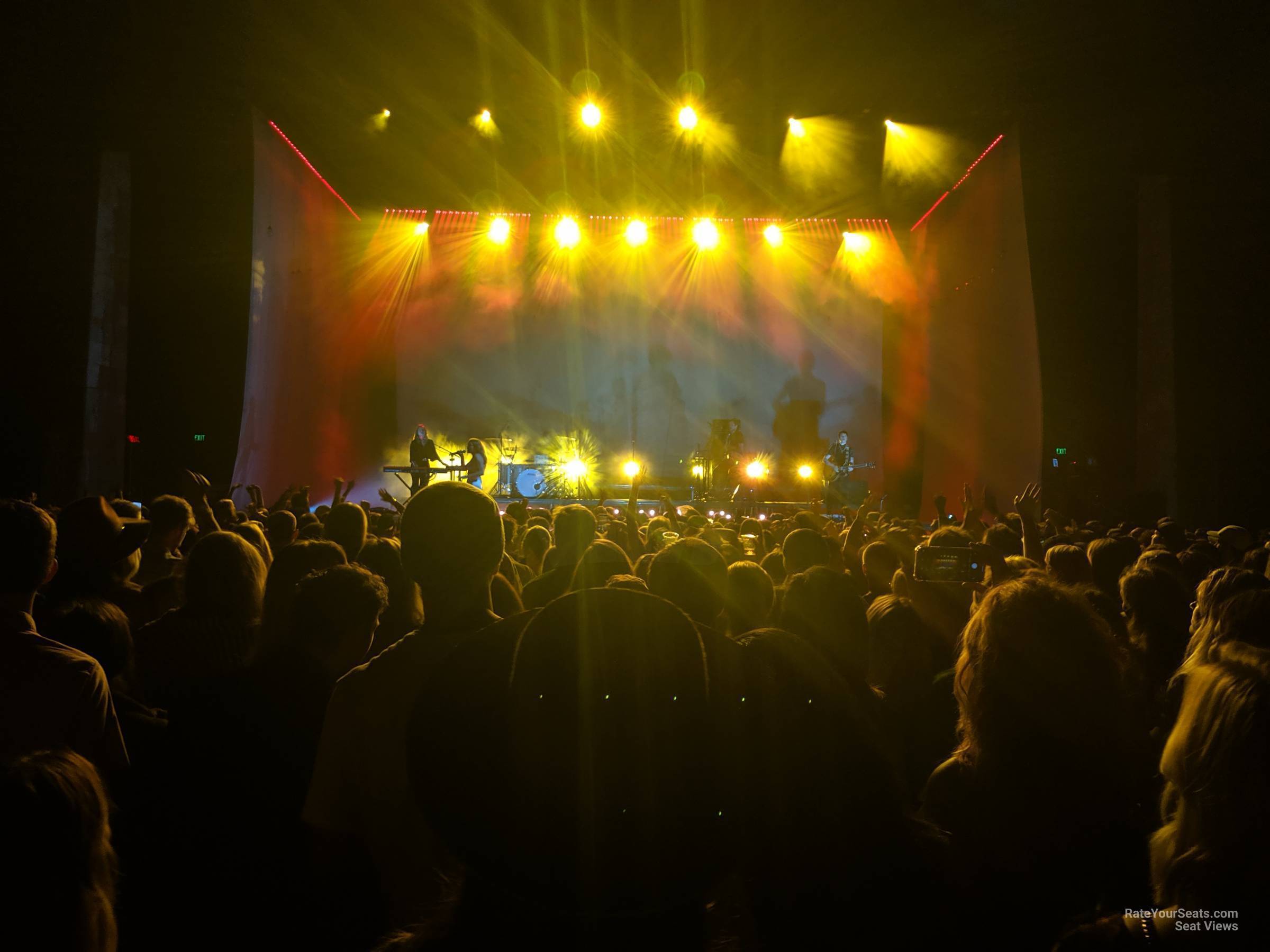 section r, row 1 seat view  - santa barbara bowl