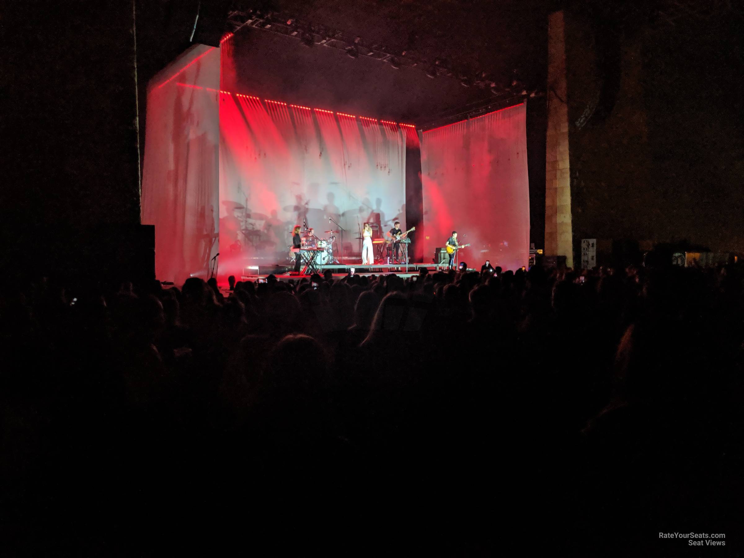 section s, row 1 seat view  - santa barbara bowl