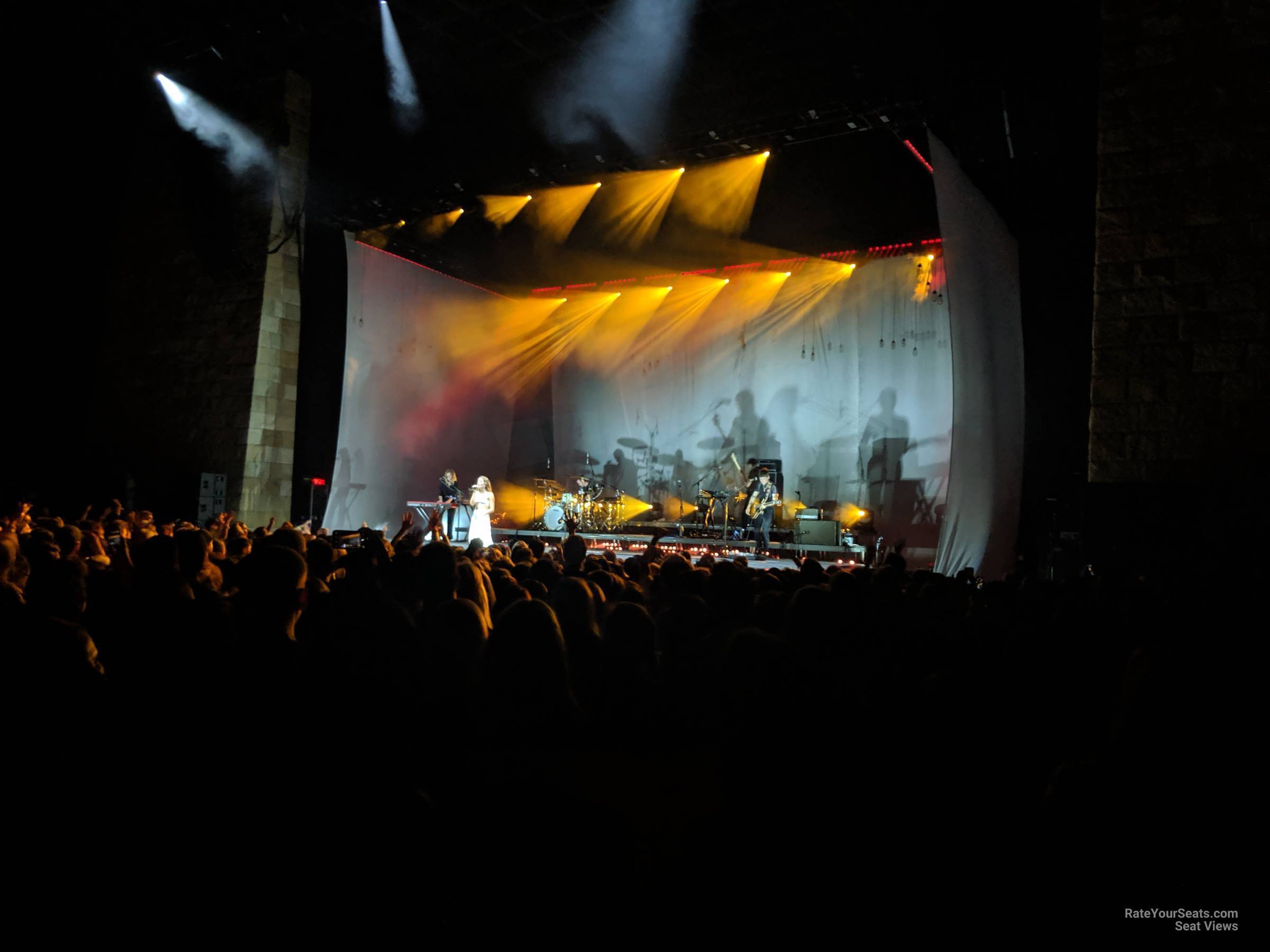 section t, row 13 seat view  - santa barbara bowl