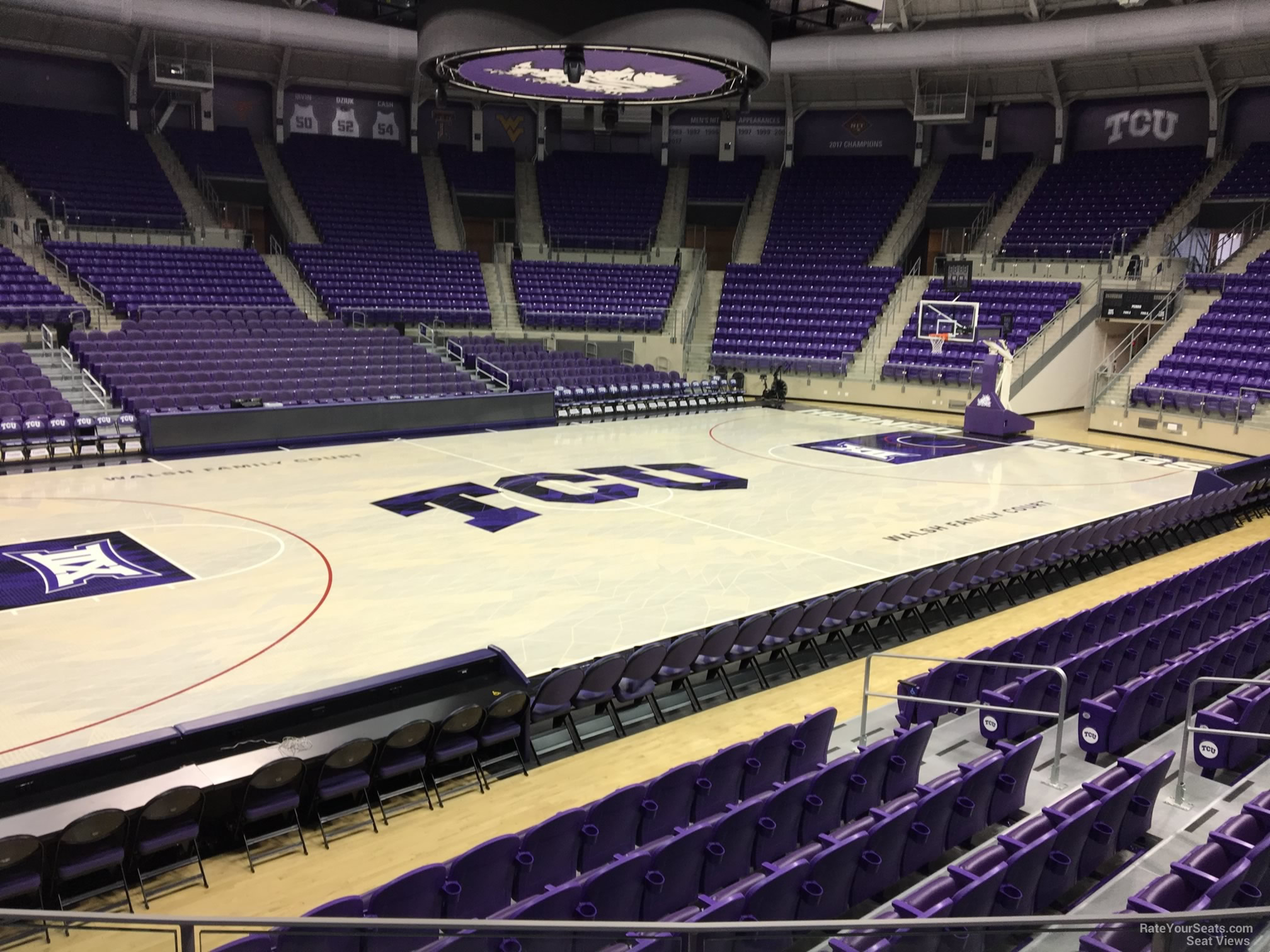 section 104, row d seat view  - schollmaier arena