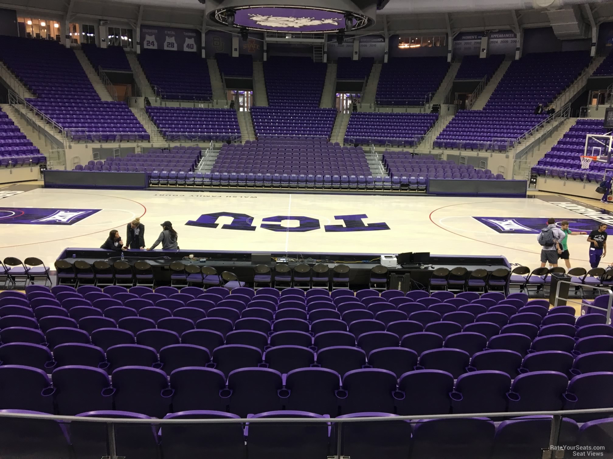 section 111, row d seat view  - schollmaier arena