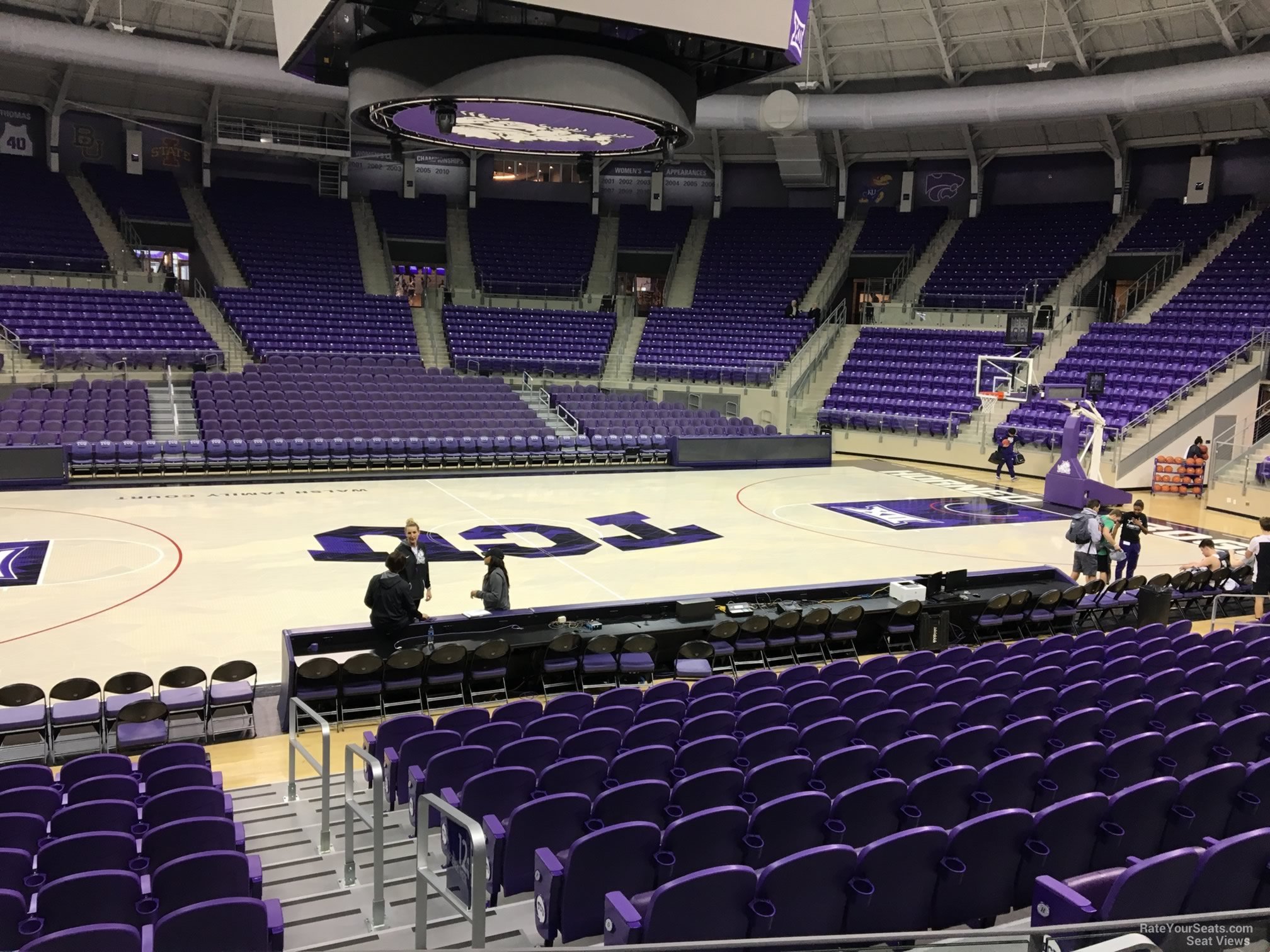 section 112, row d seat view  - schollmaier arena