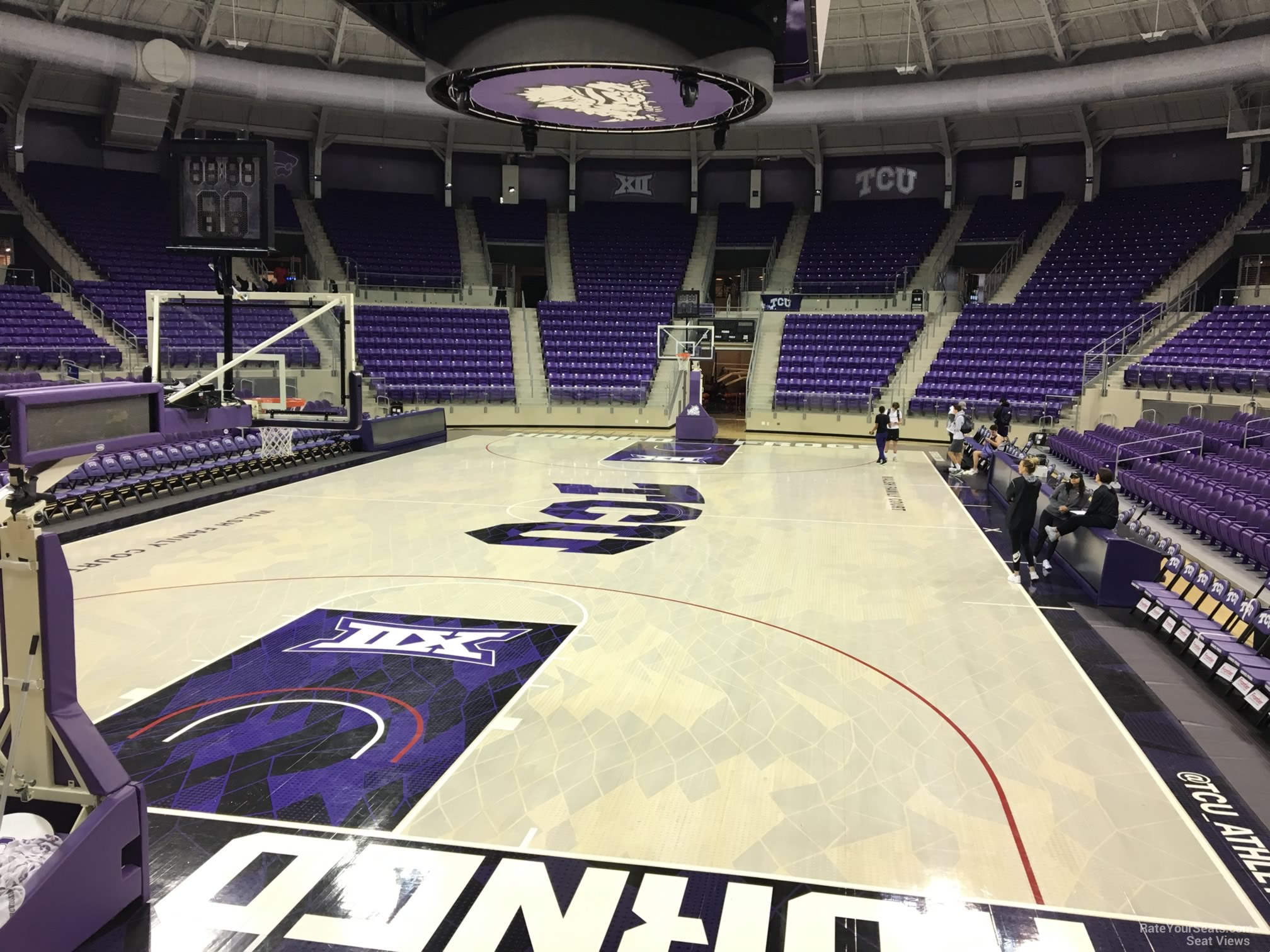 section 115, row d seat view  - schollmaier arena