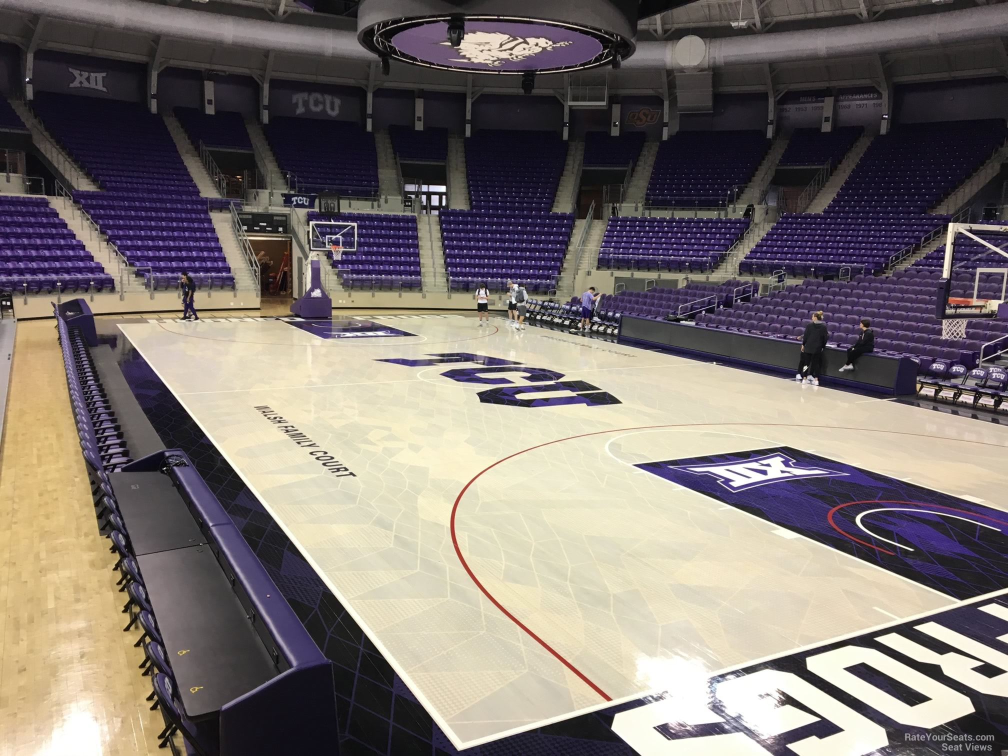 section 117, row d seat view  - schollmaier arena