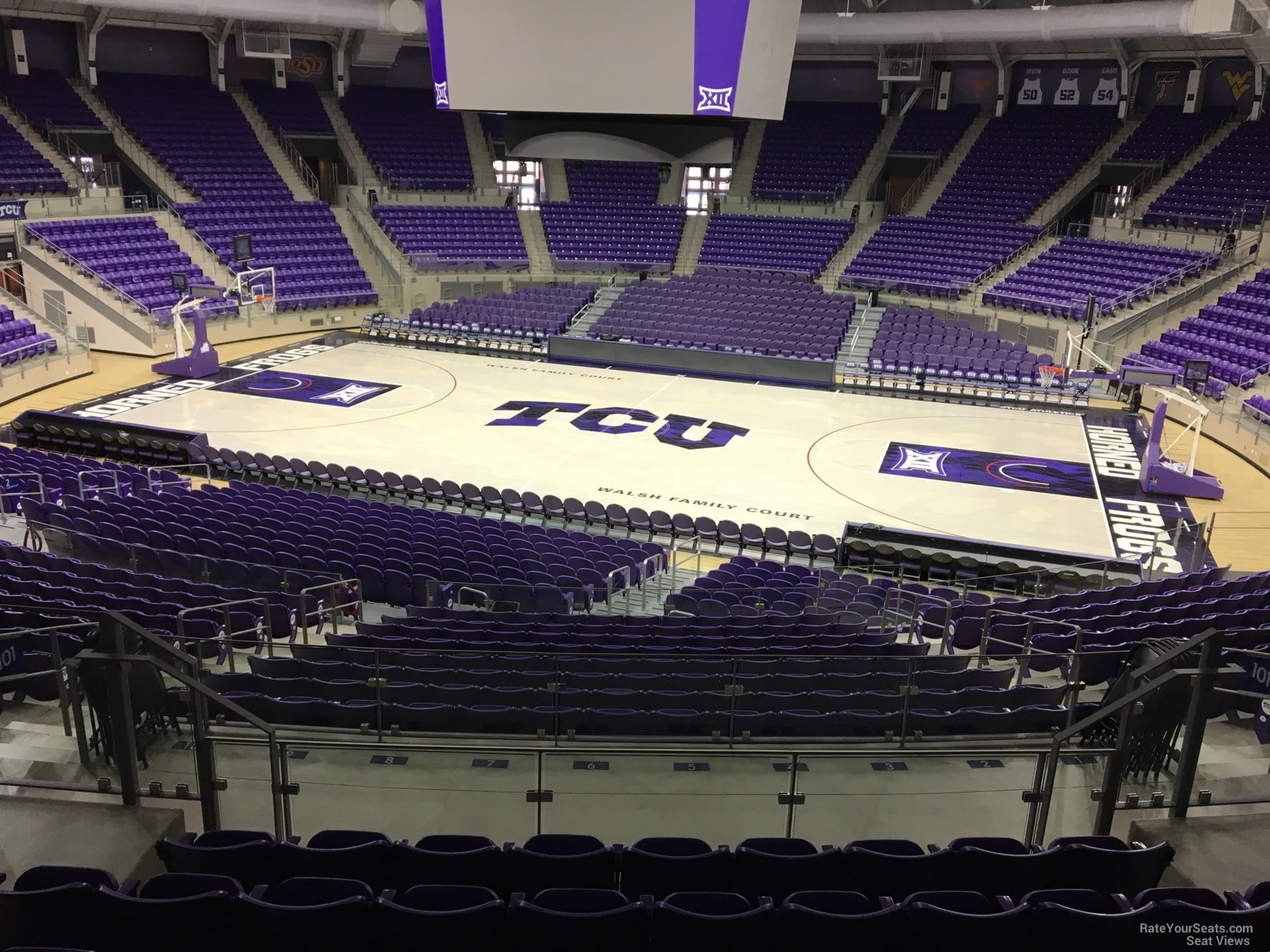 section 201, row j seat view  - schollmaier arena