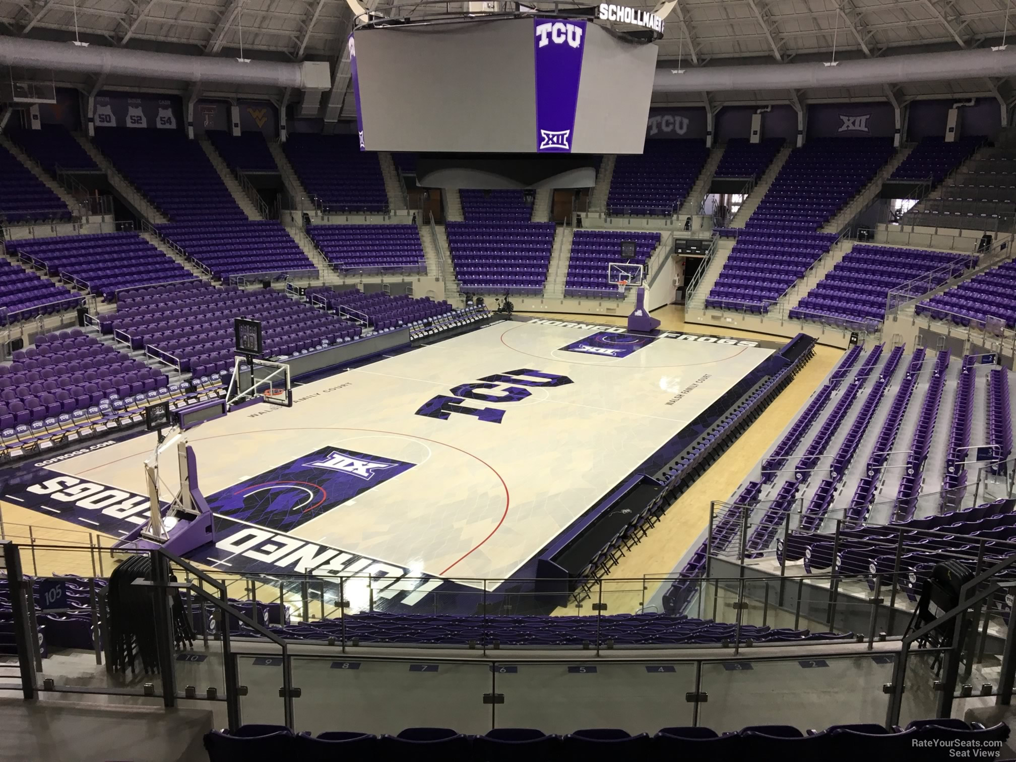 section 205, row j seat view  - schollmaier arena