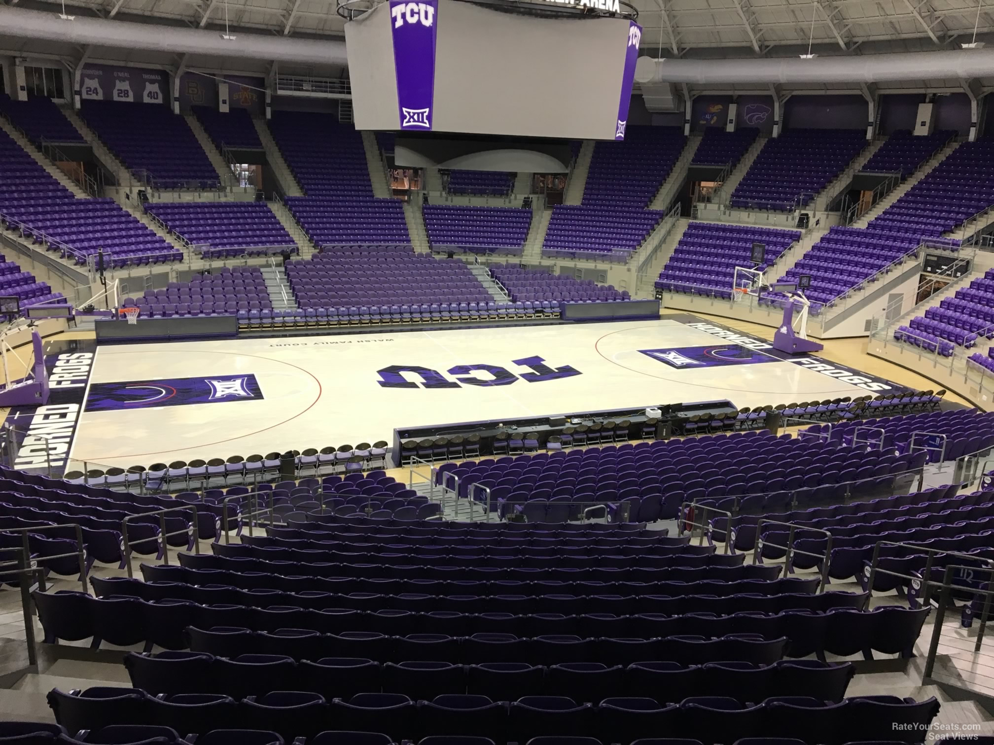 section 212, row j seat view  - schollmaier arena