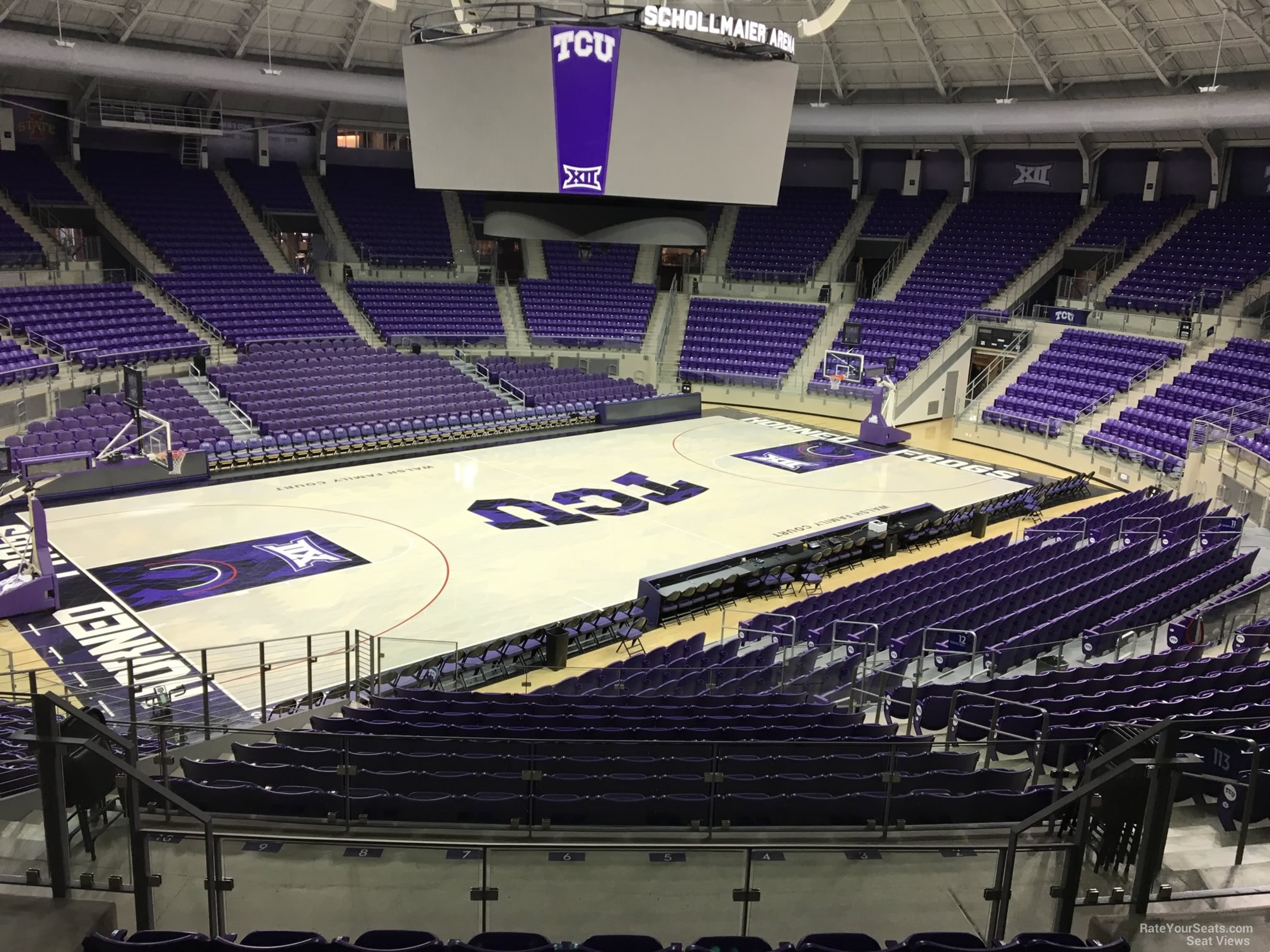 section 213, row j seat view  - schollmaier arena