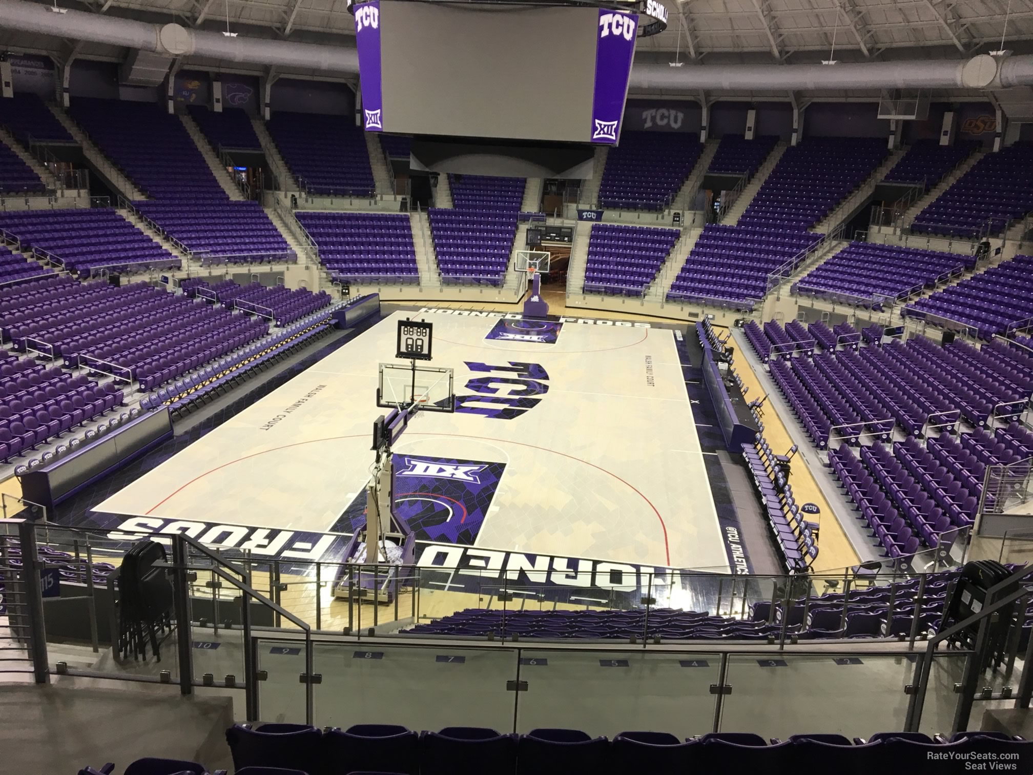 section 215, row j seat view  - schollmaier arena