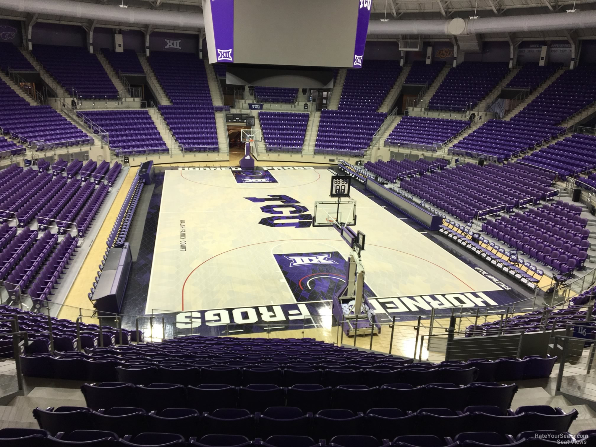 section 216, row j seat view  - schollmaier arena