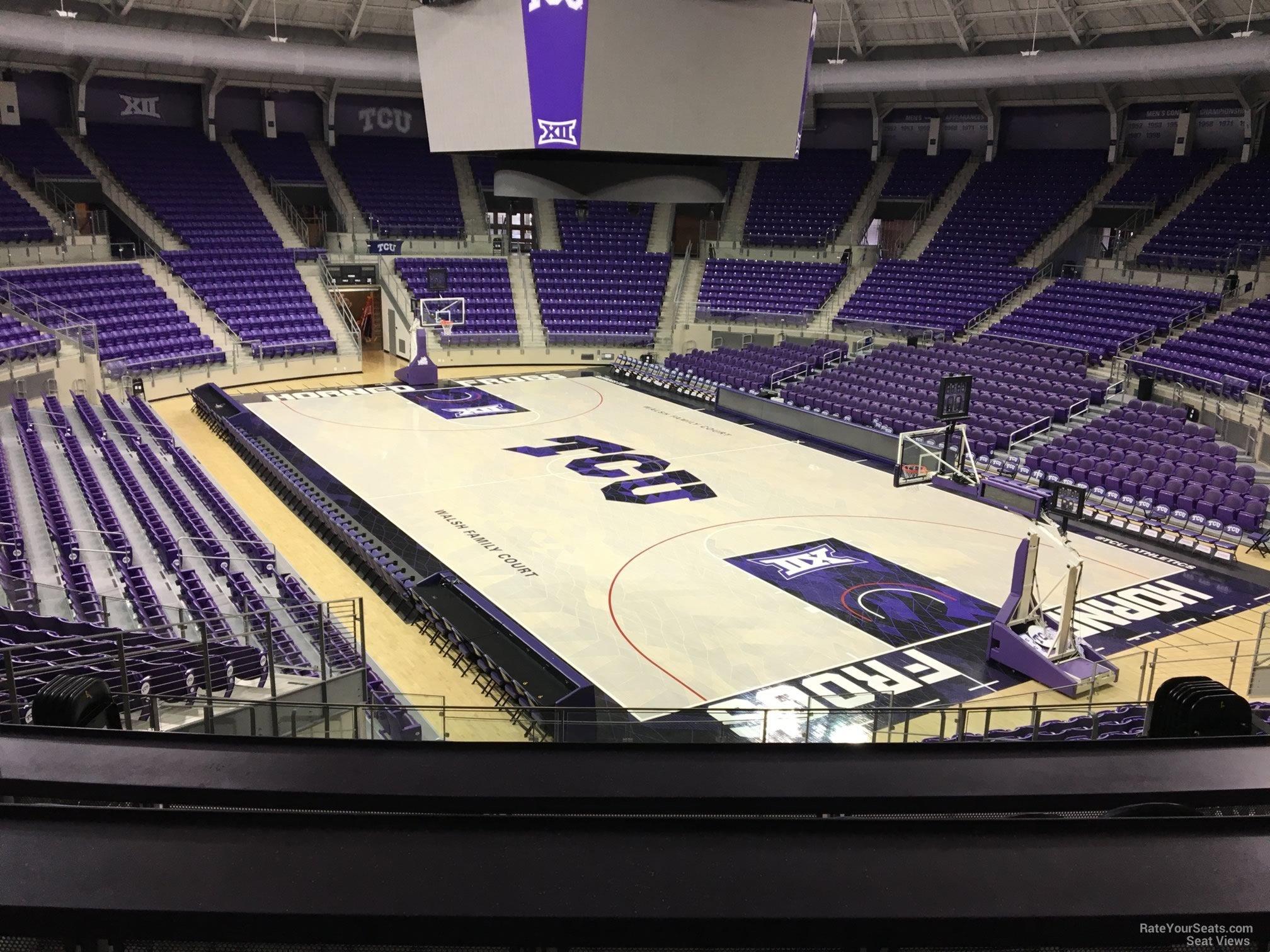 section 217, row j seat view  - schollmaier arena