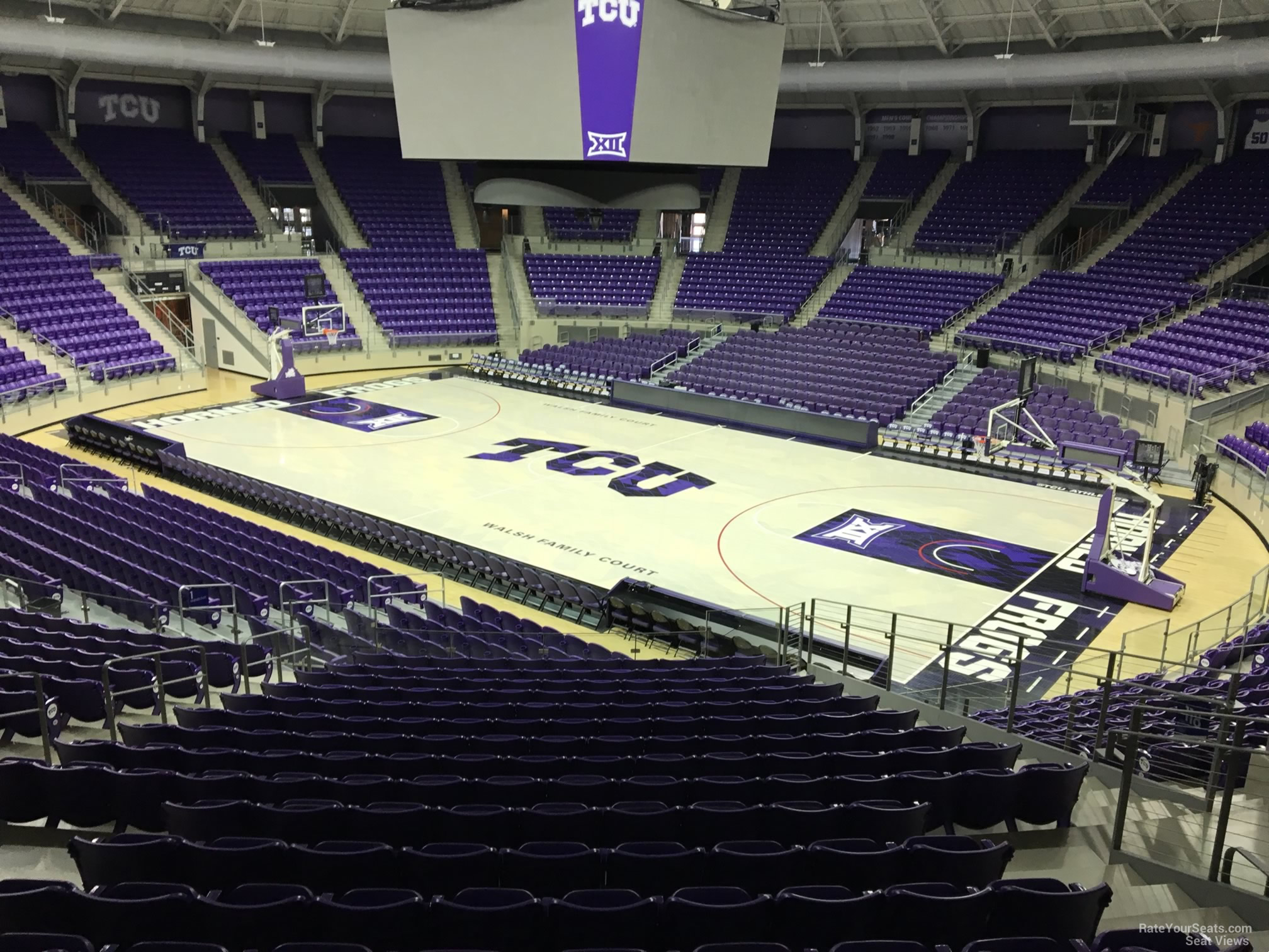 section 218, row j seat view  - schollmaier arena