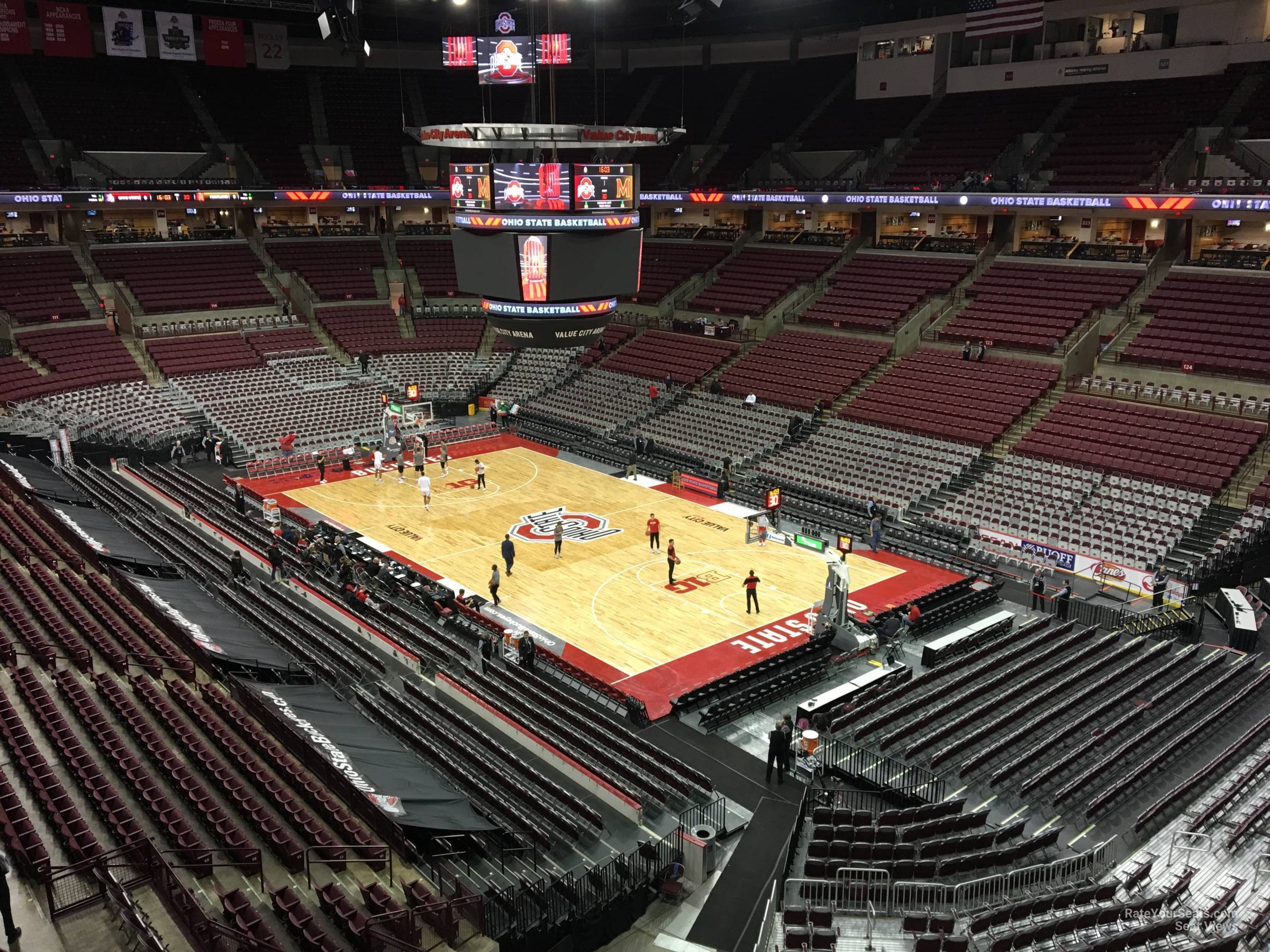 section 301, row a seat view  for basketball - schottenstein center