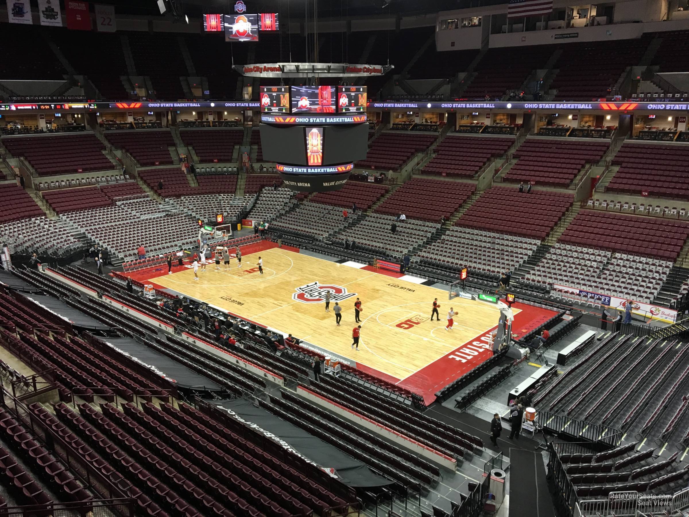 section 302, row a seat view  for basketball - schottenstein center