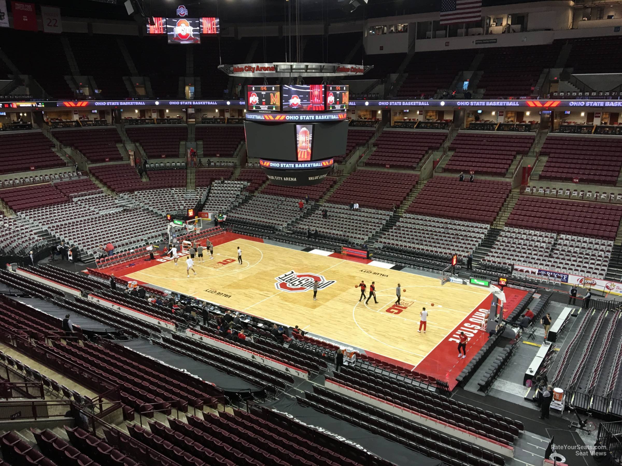 section 303, row a seat view  for basketball - schottenstein center
