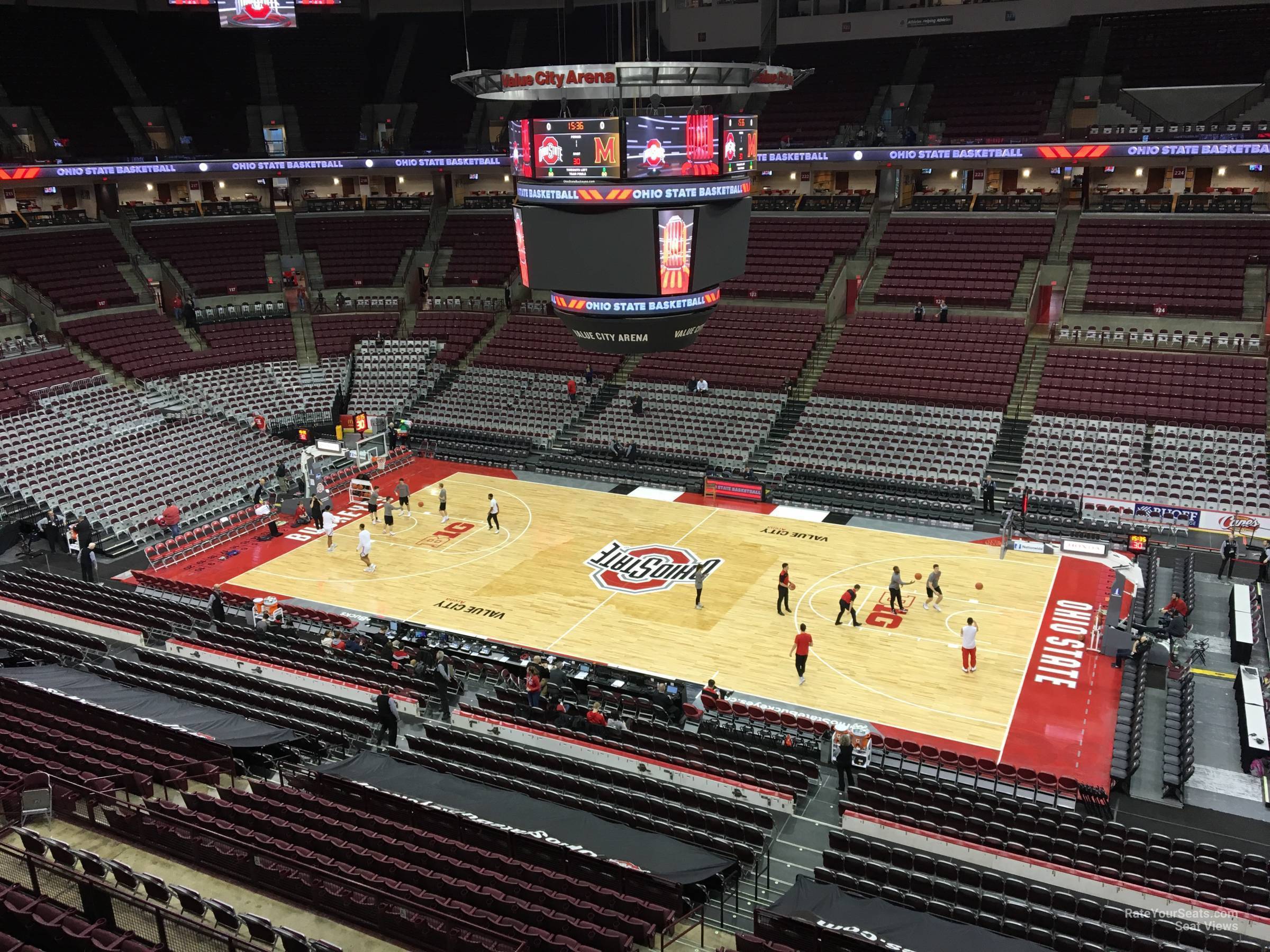 section 304, row a seat view  for basketball - schottenstein center