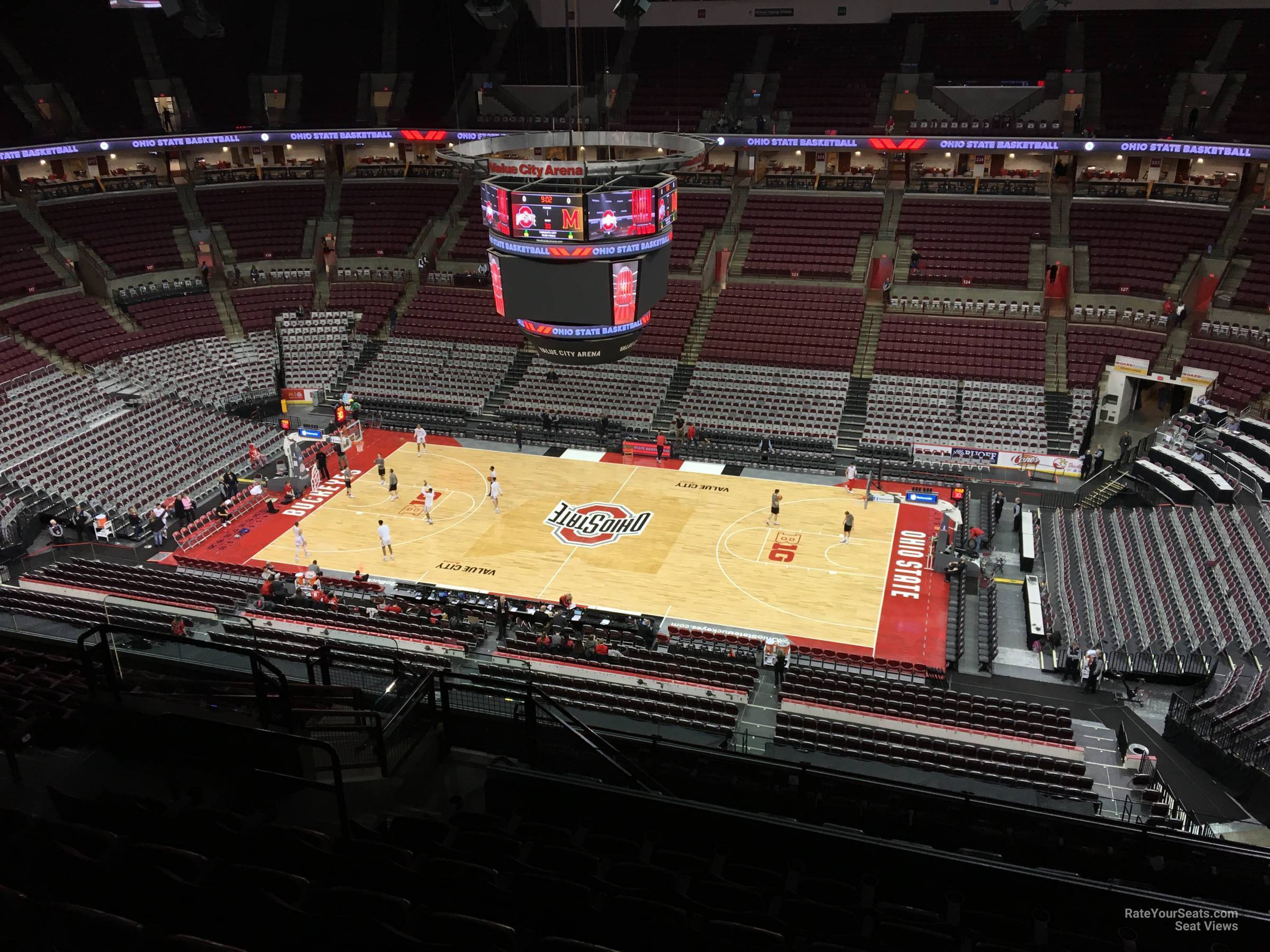 section 304, row m seat view  for basketball - schottenstein center