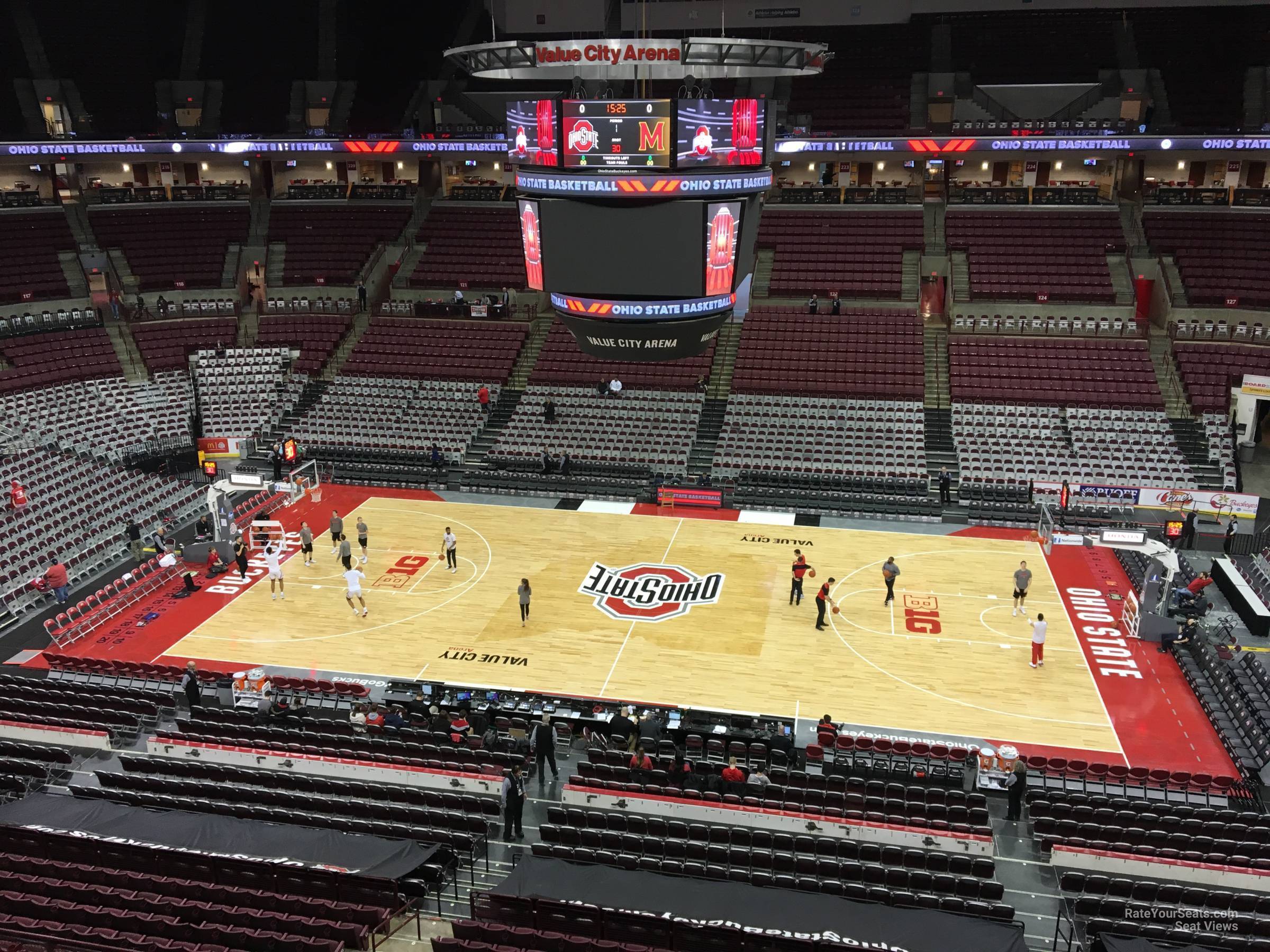 section 305, row a seat view  for basketball - schottenstein center