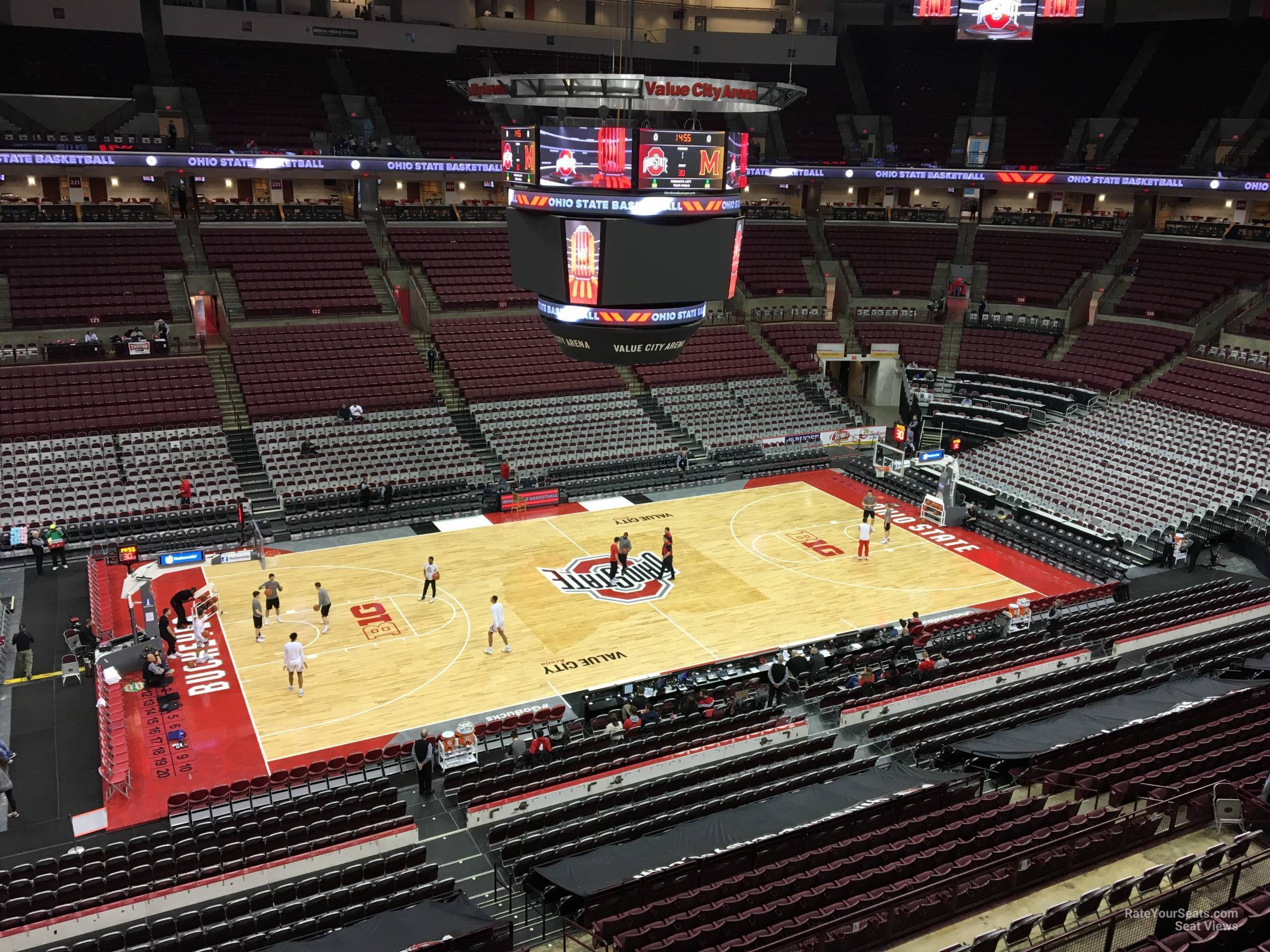 section 307, row a seat view  for basketball - schottenstein center