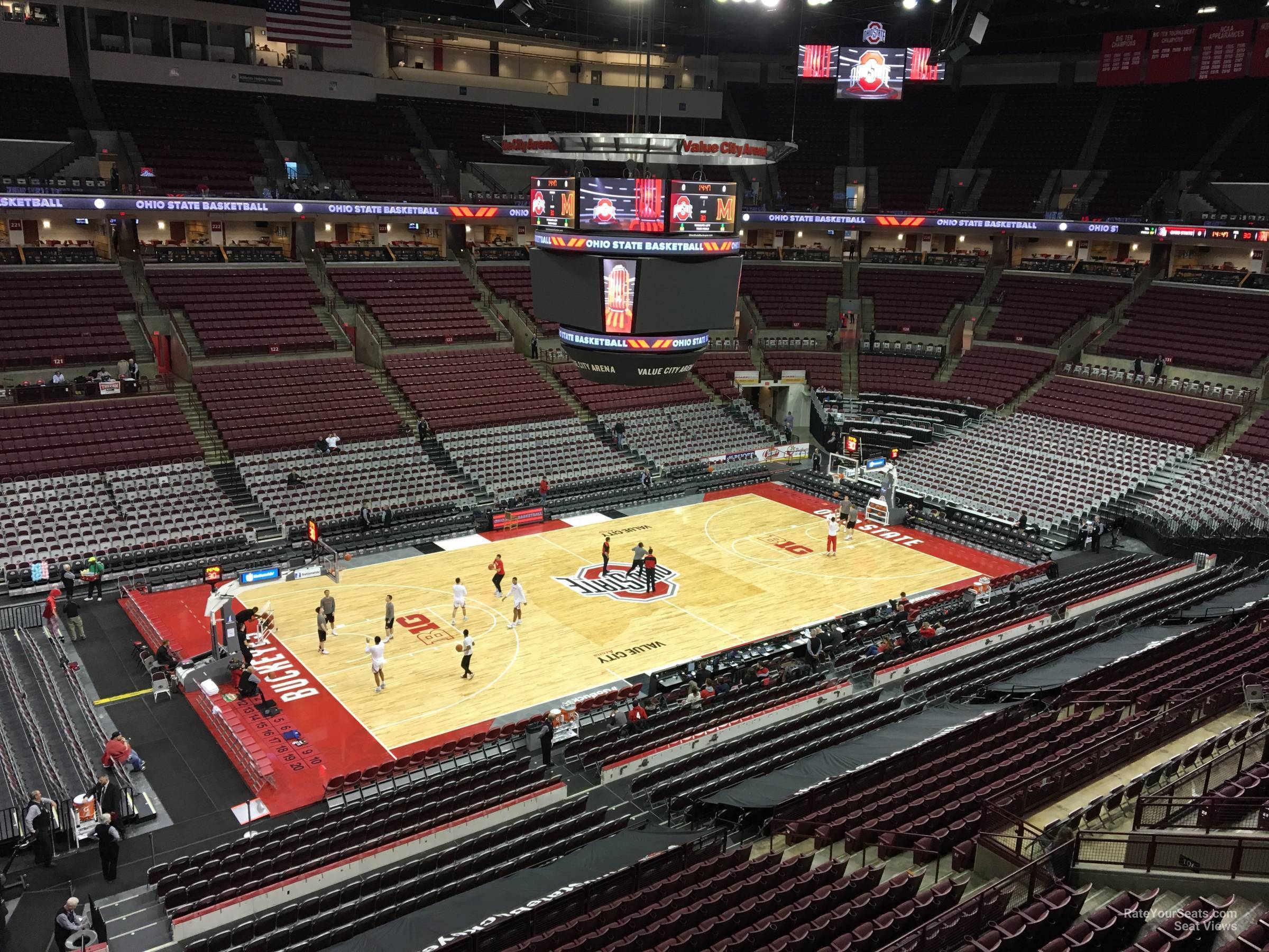 section 308, row a seat view  for basketball - schottenstein center